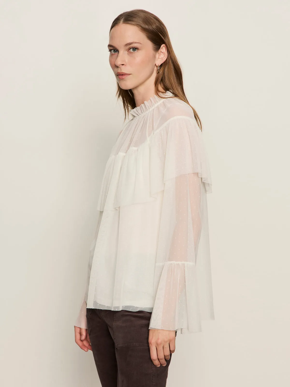 Wool Sweater The Ethereal Blouse Chalk