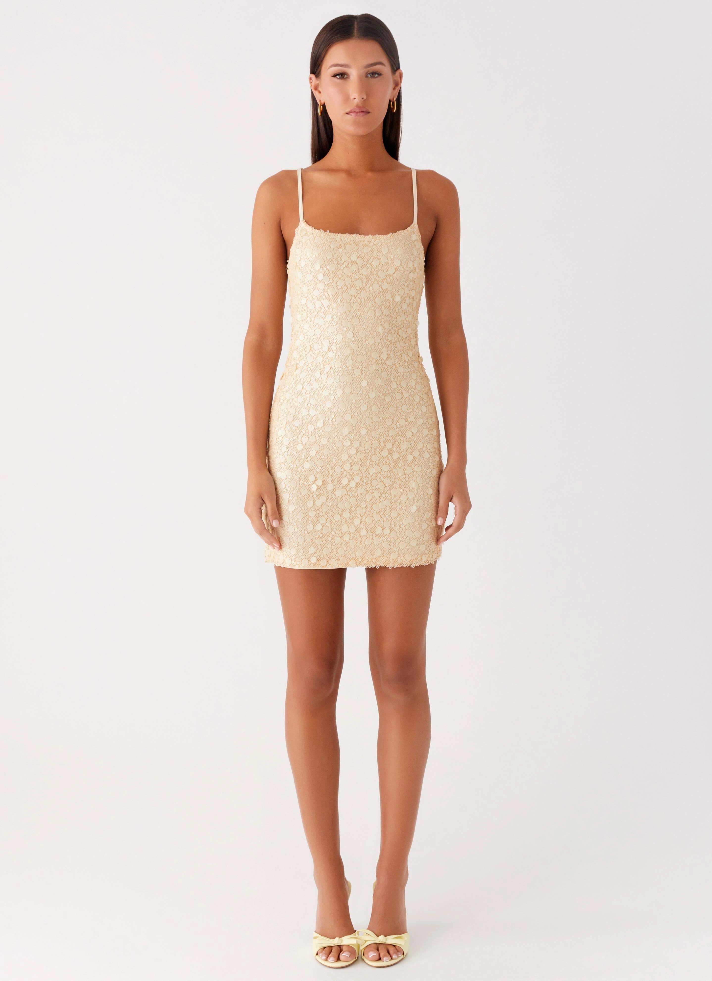 Danali Mini Dress - Yellow Essential Layer Sharp Fit