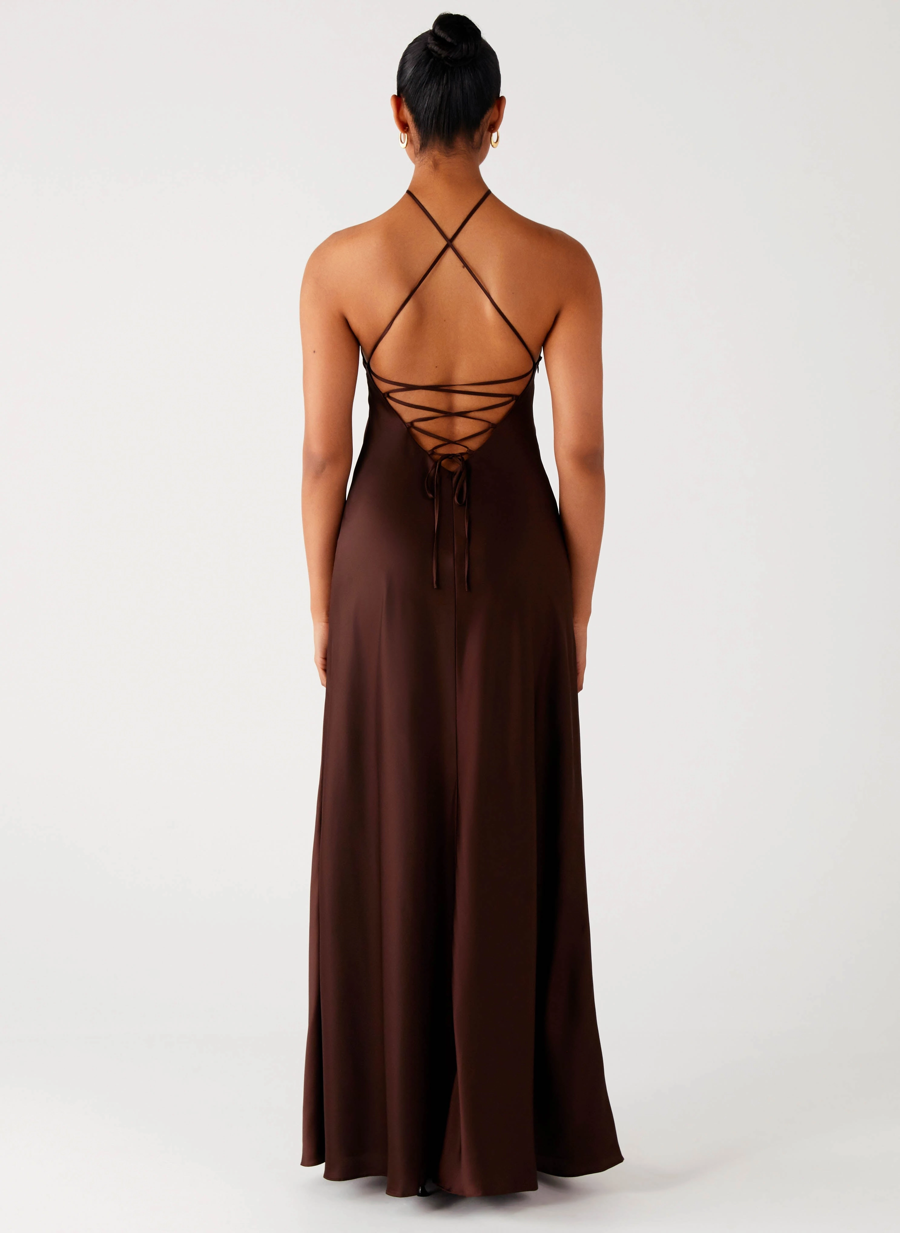 Comfy Yet Stylish Fashionable And Functional Tulama Maxi Dress - Chocolate