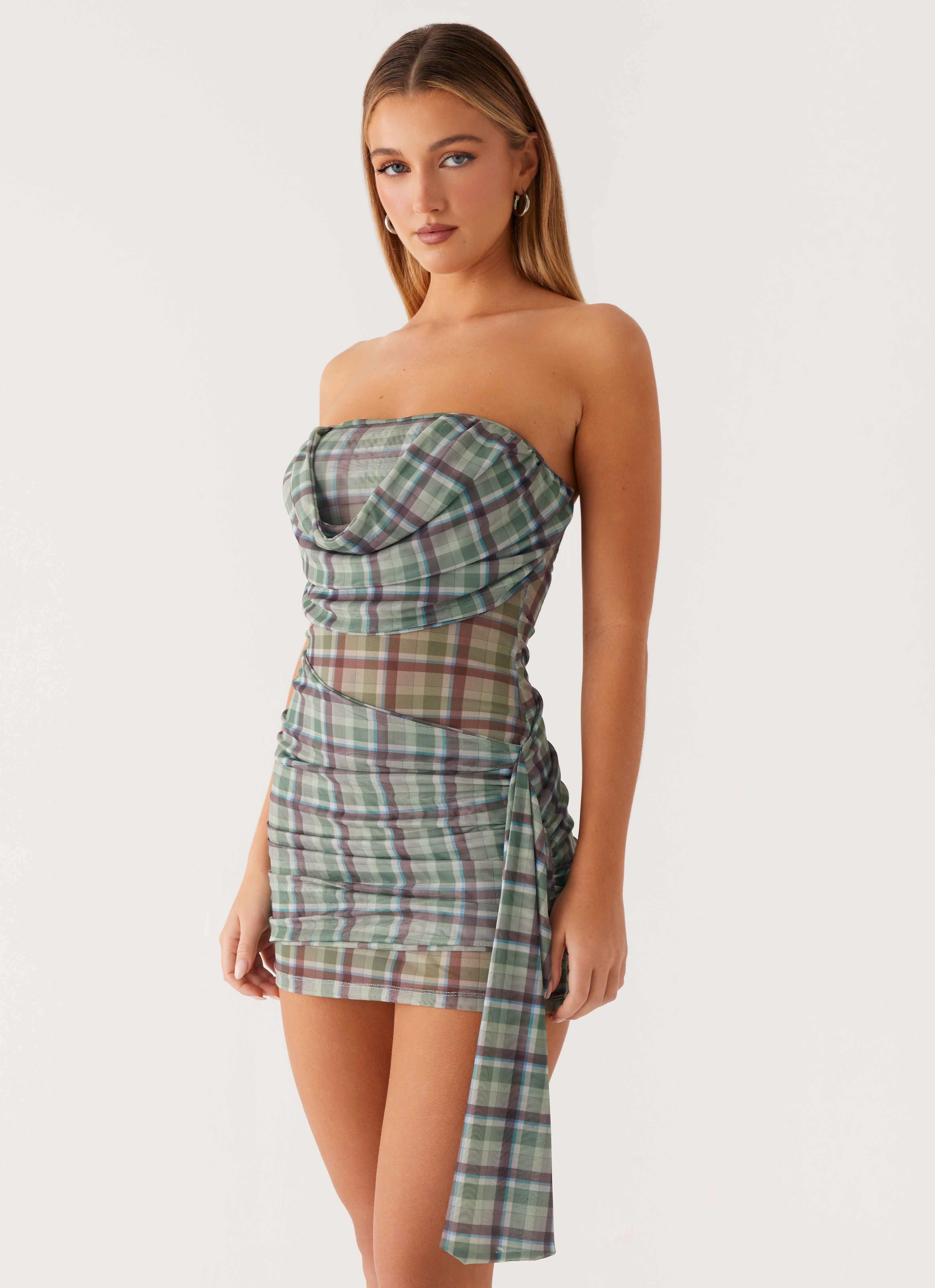 Modern Look Seren Mini Dress - Cedar Check