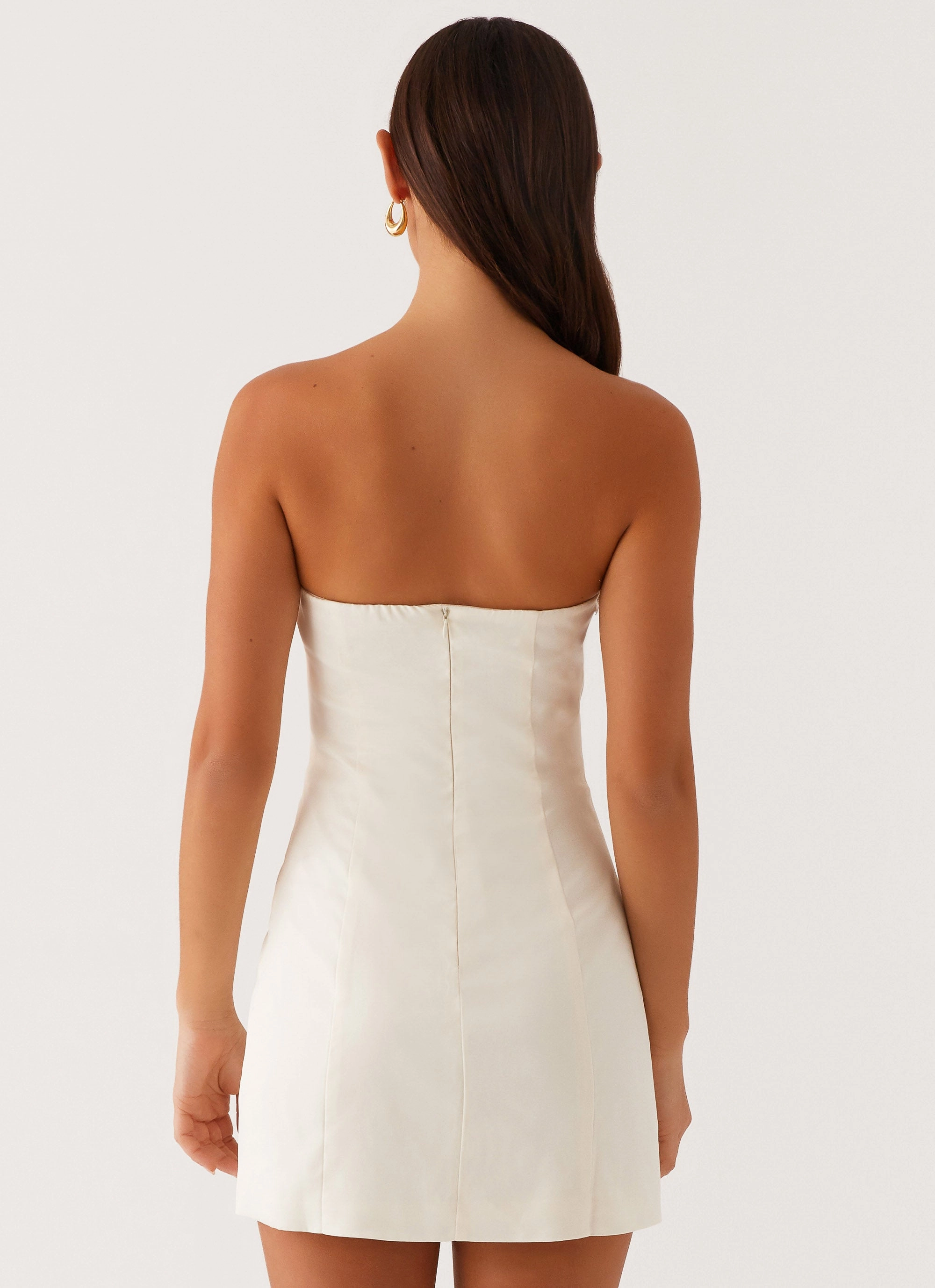Boutique Exclusive Kessie Mini Dress - Ivory