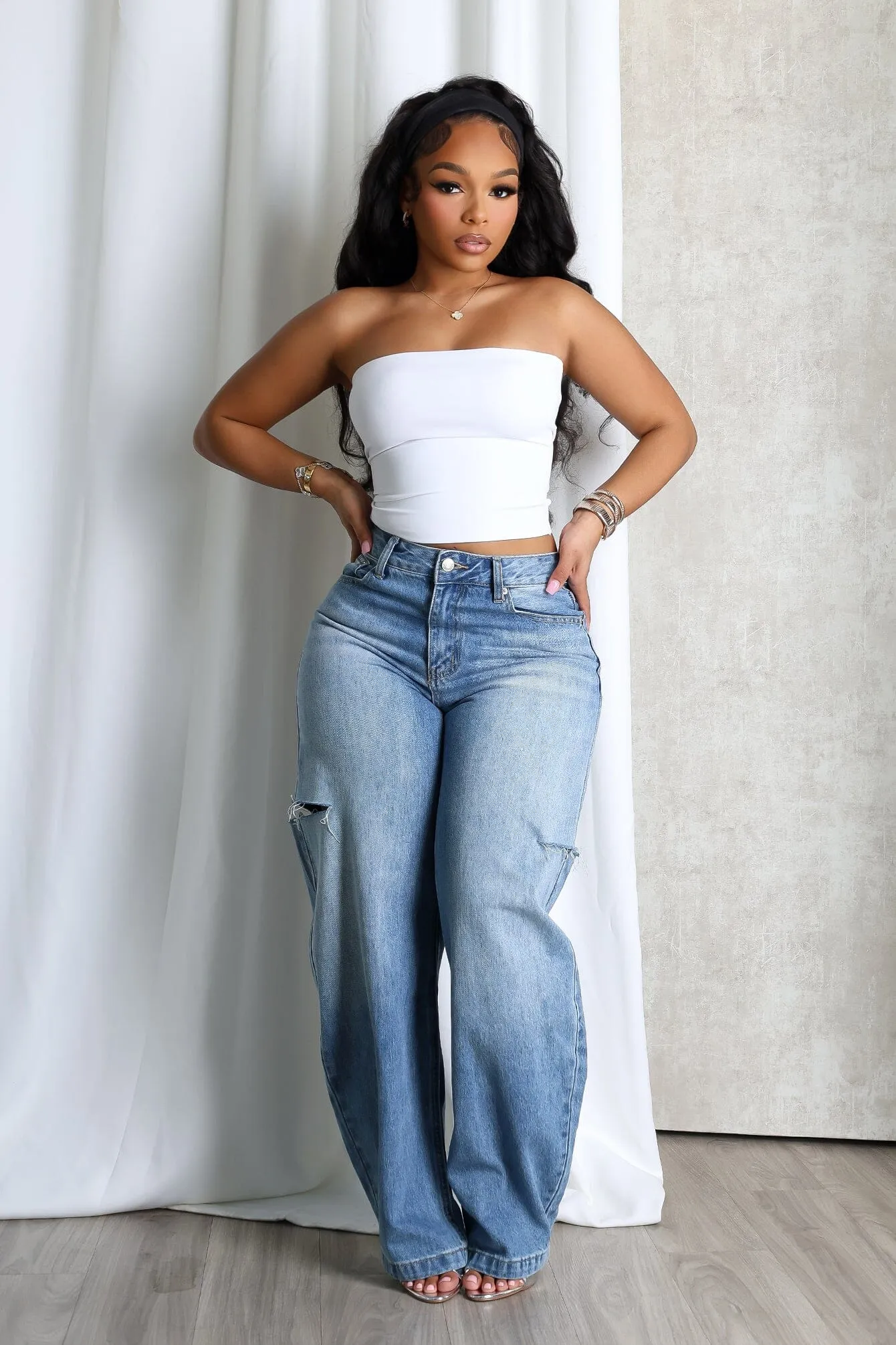 Seamless Technology Tomboy Baggy Fit Carpenter Denim Jeans