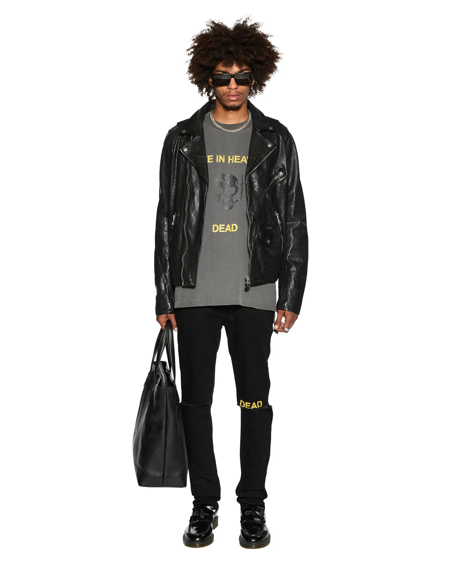 SmoothZipper DEAD EKCESS SS TEE CHARCOAL Mesh Lining Durable Reinforced Elbow Patches