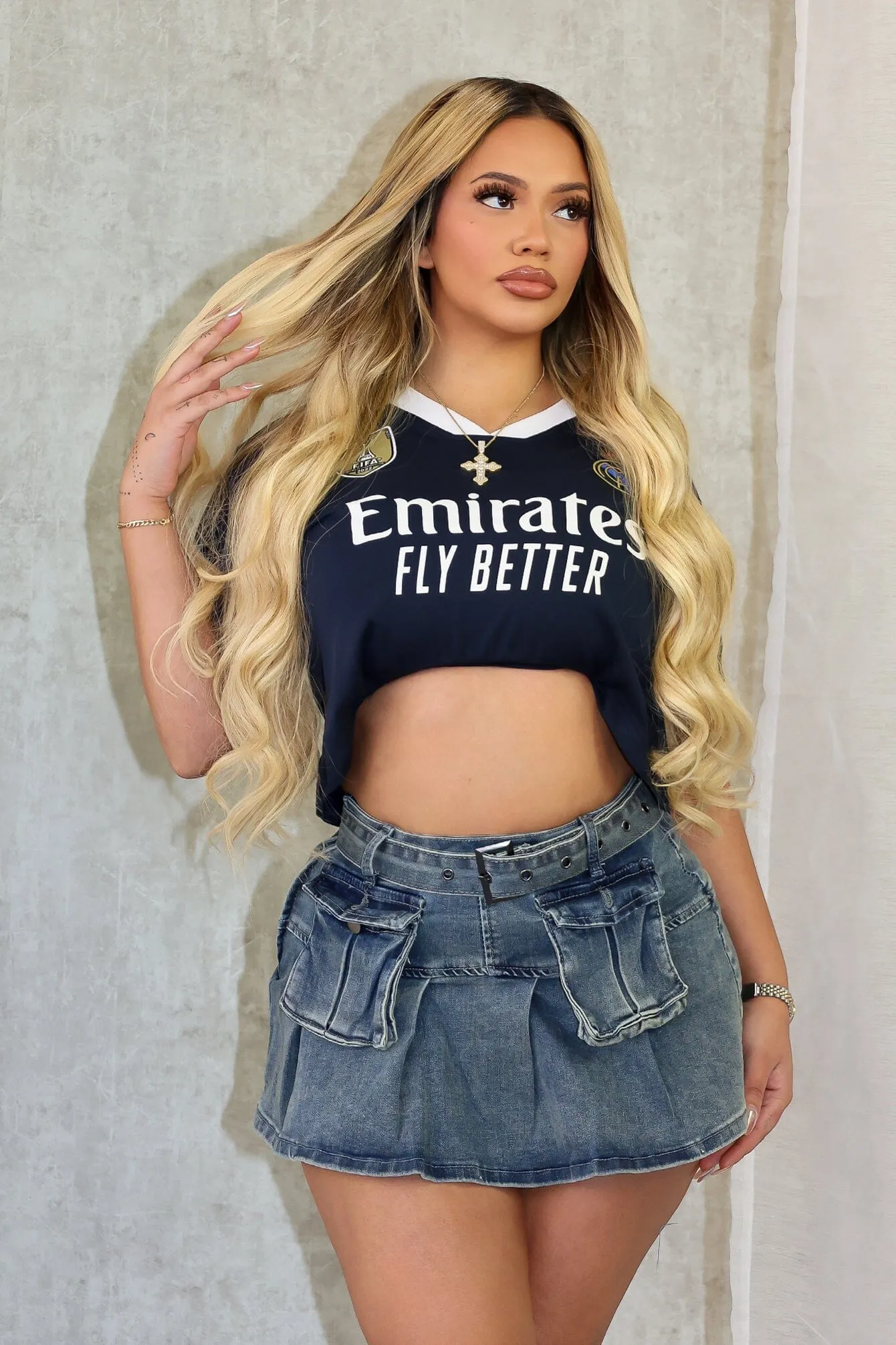 Airflow Channel Design Soccer Short Sleeve V-neck Top Wear Resistant Edge BreathableFabric