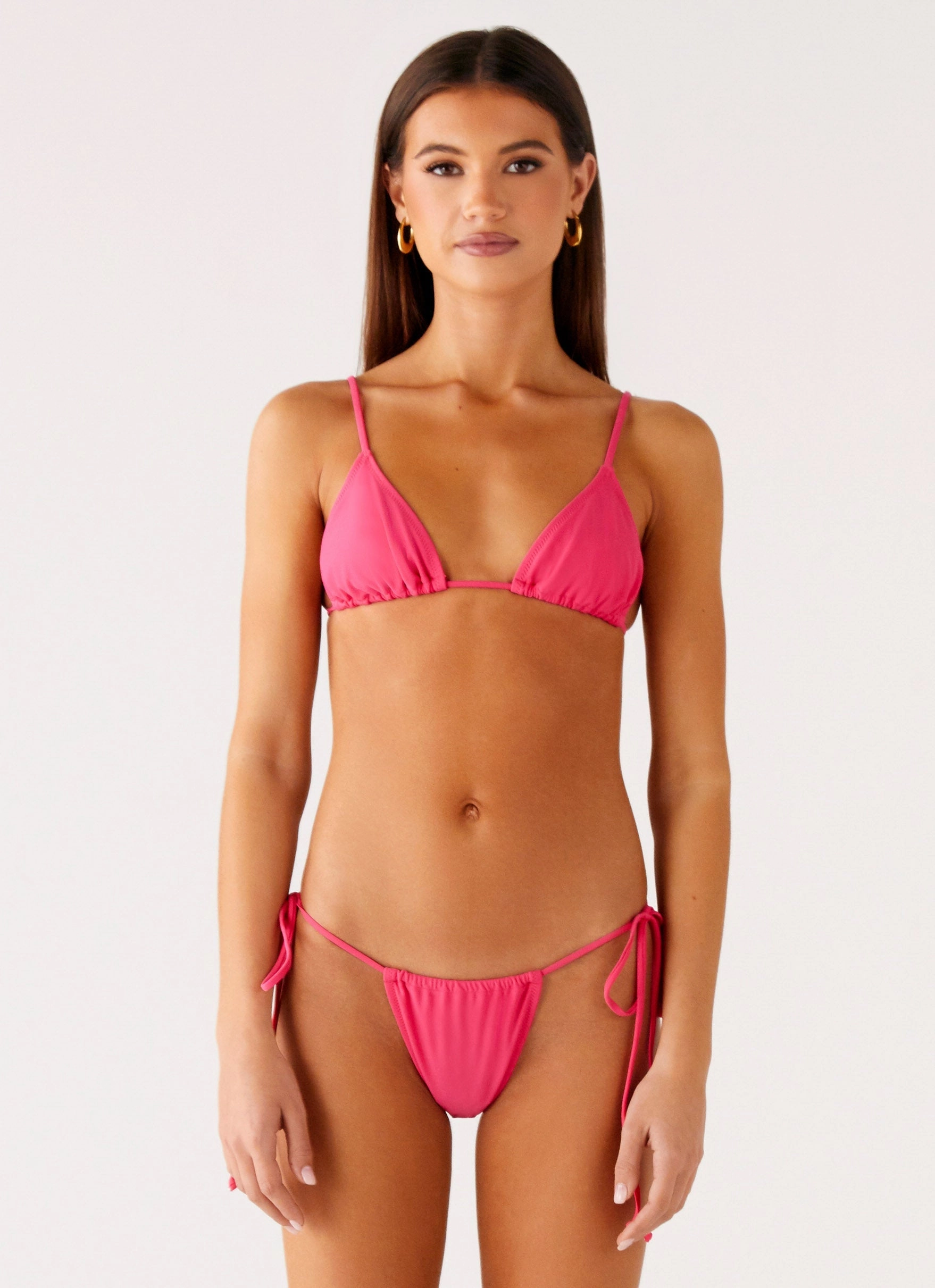 Lifestyle Ready Adjustable Drawstring Waist Soffa Bikini Top - Watermelon