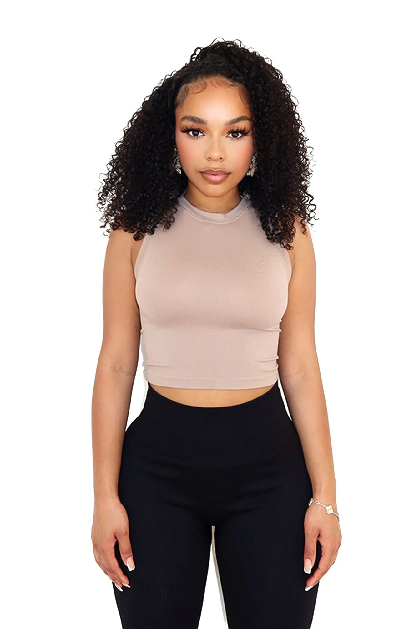 Soft Basic Smooth Muscle Top elegant design High Thread Count Cotton