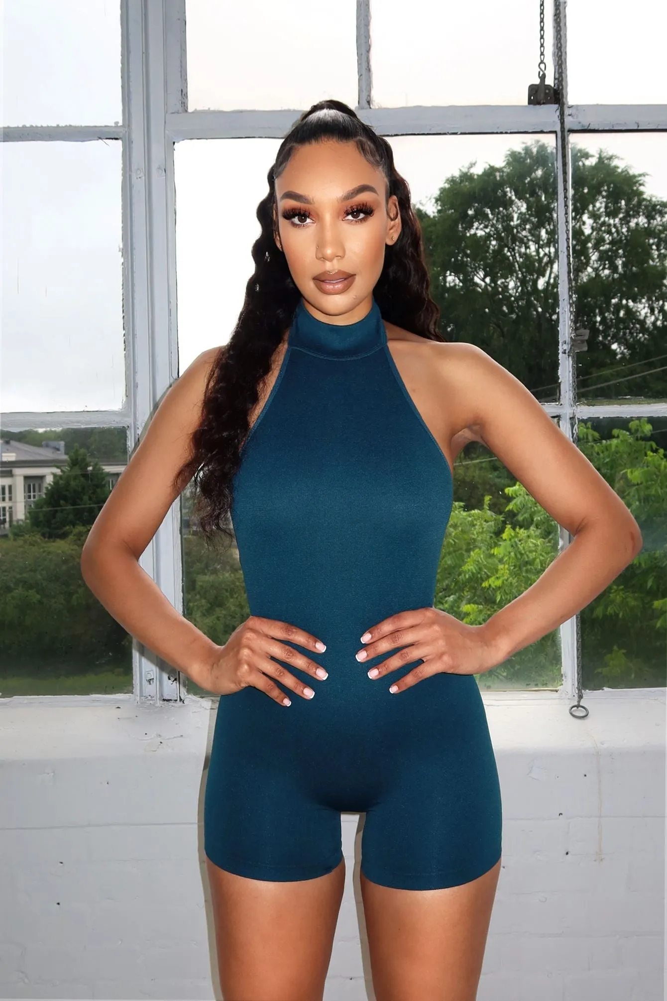 Anti Bacterial Treatment Soft Smooth Open Back Romper