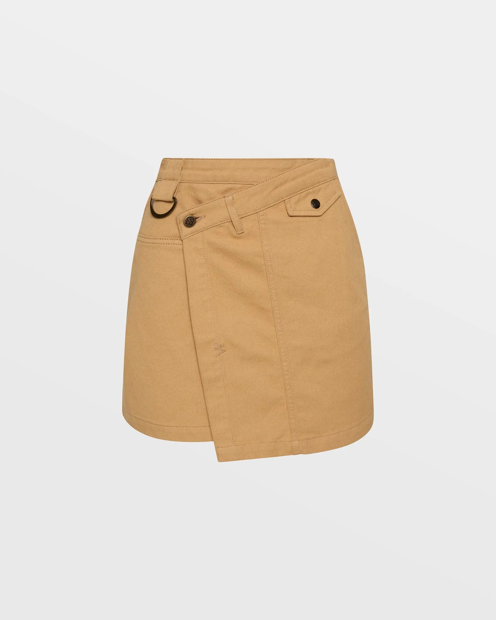 Soft Brushed Lining KOMMAND CARGO SKIRT CARAMEL