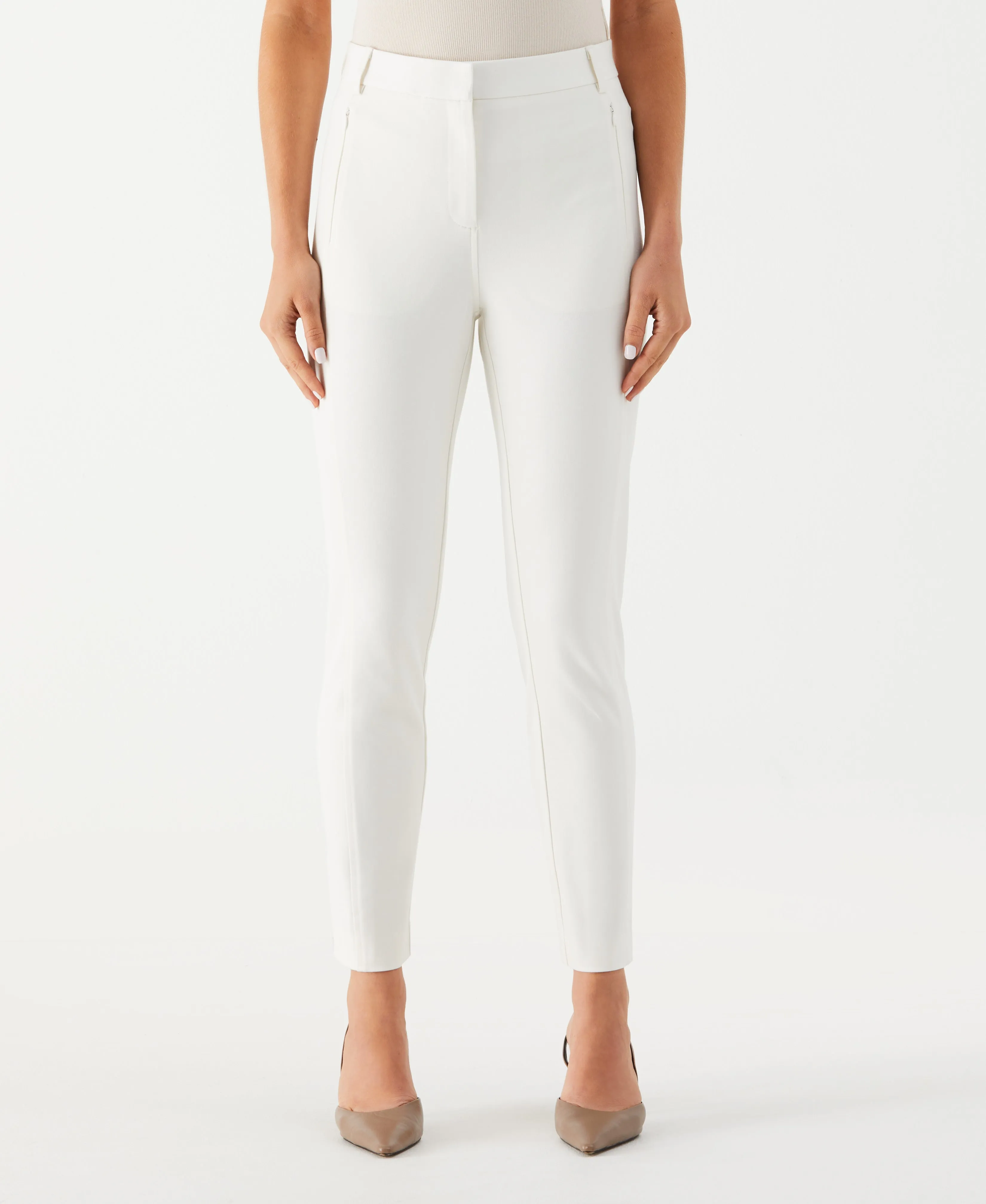 Workout-ready Petite Seamed Ankle Pant