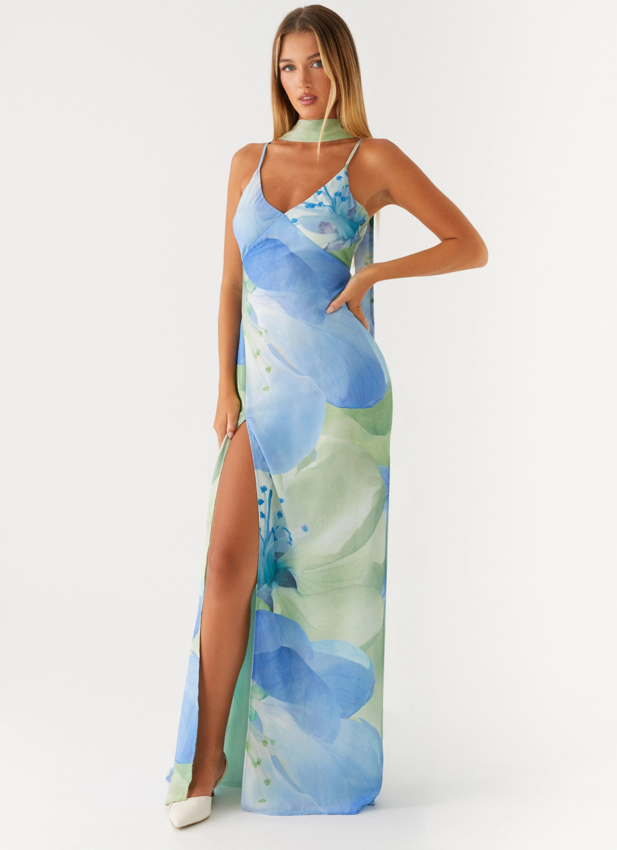 Sanctuary Maxi Dress - Flower Print Young Edge Work Look