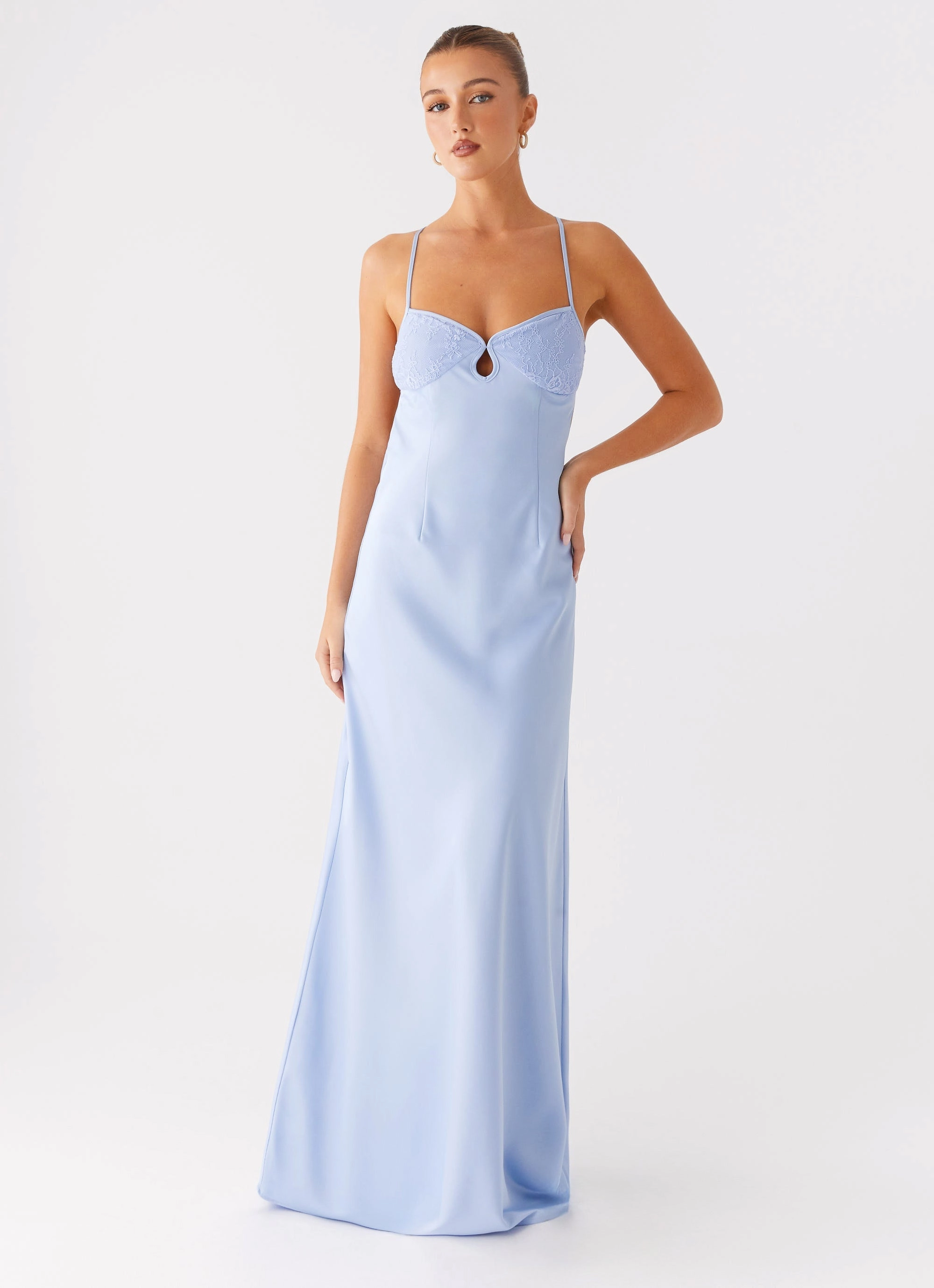 Weekend Look Edge Shape Joanie Maxi Dress - Blue