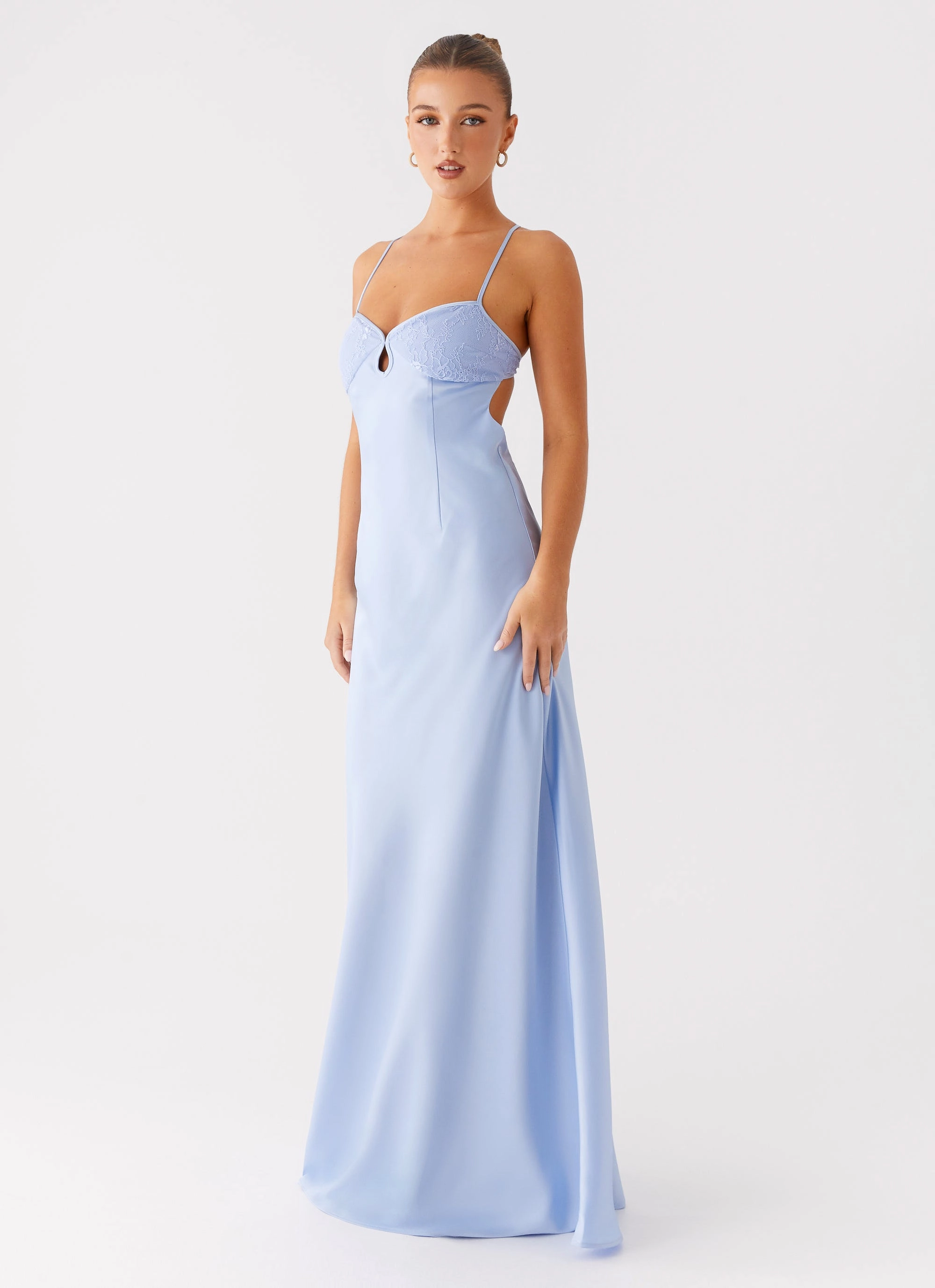Joanie Maxi Dress - Blue Unlined Look