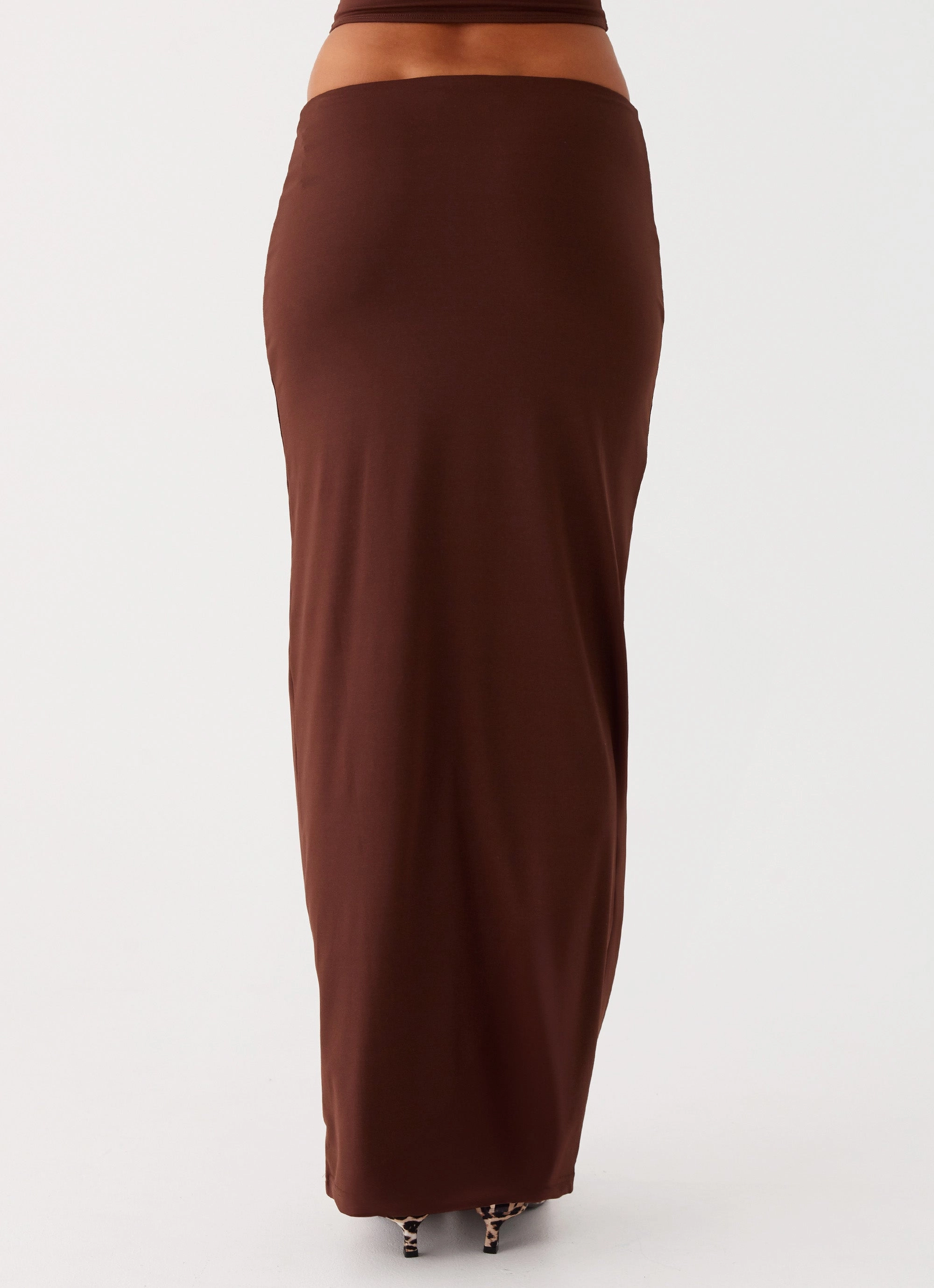 Timeless Wear Solace Soul Maxi Skirt - Chocolate