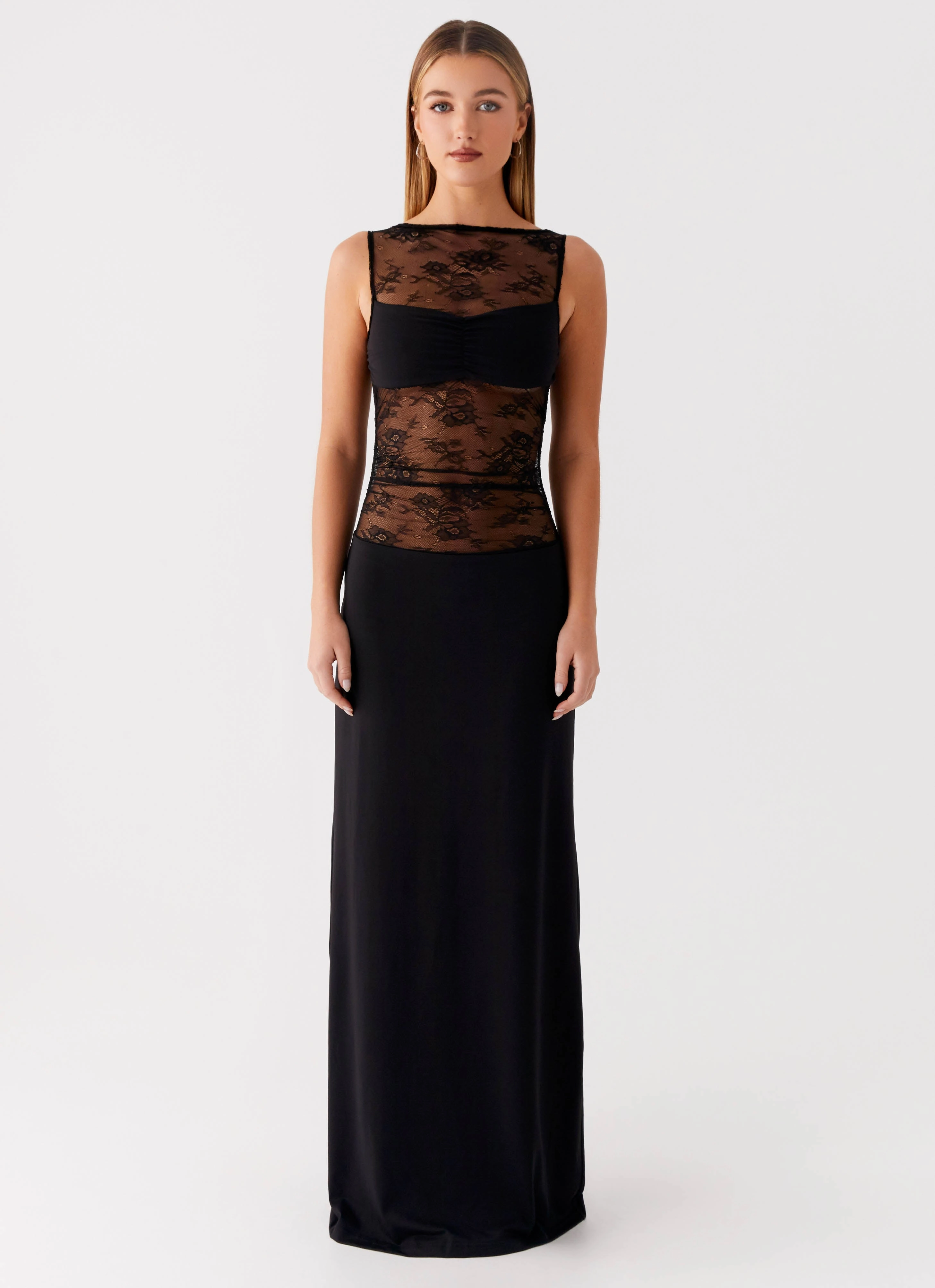 Style Moment Rose Soft Wesley Maxi Dress - Black