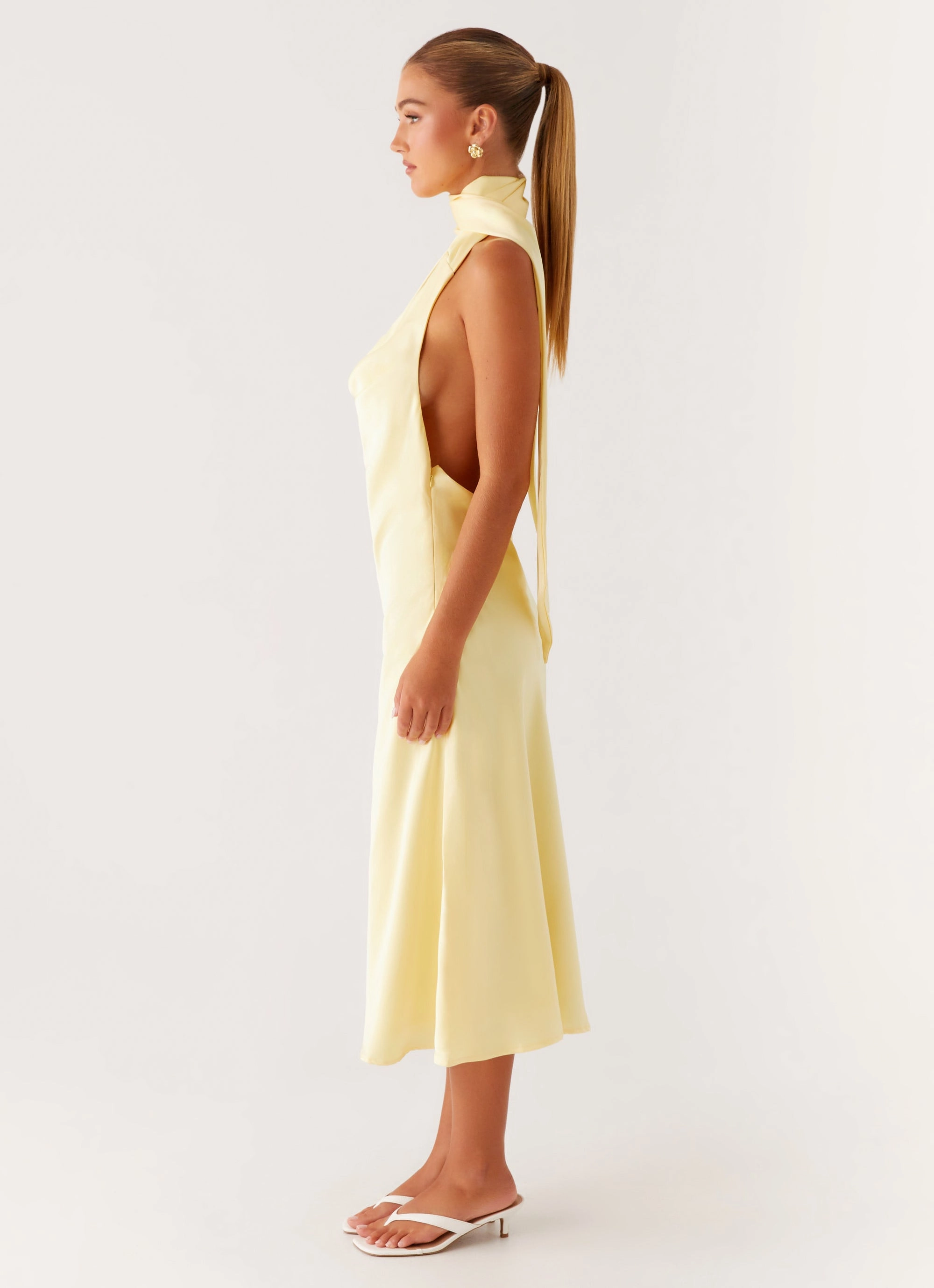 Sonny Midi Dress - Yellow Daywear Fit