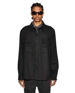 Soft Inner Lining Crisp Look 1999 SNAKEBITE LS SHIRT BLACK