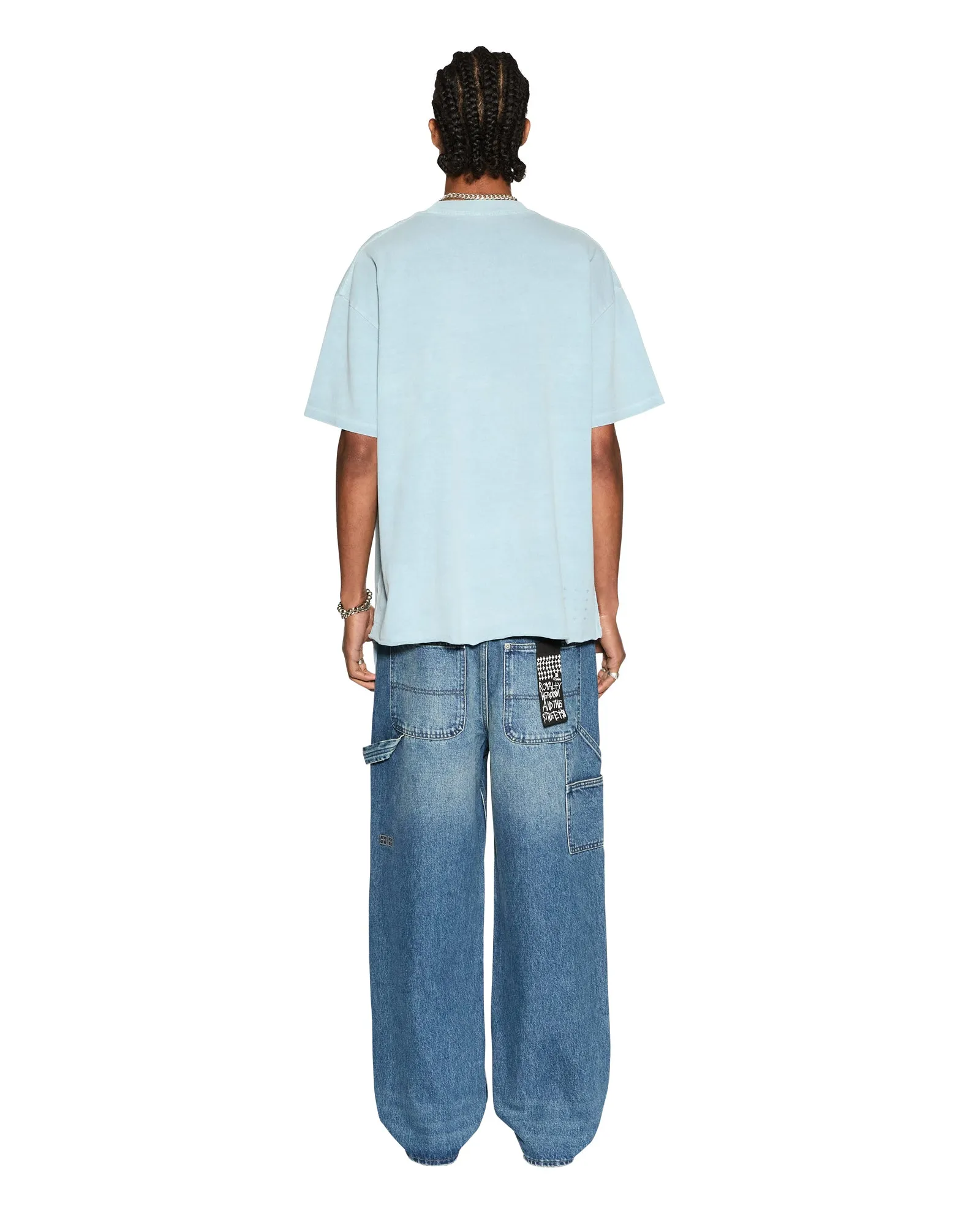 SOTT EKCESS SS TEE ICE BLUE anti slip grip Adjustable Hem Toggles