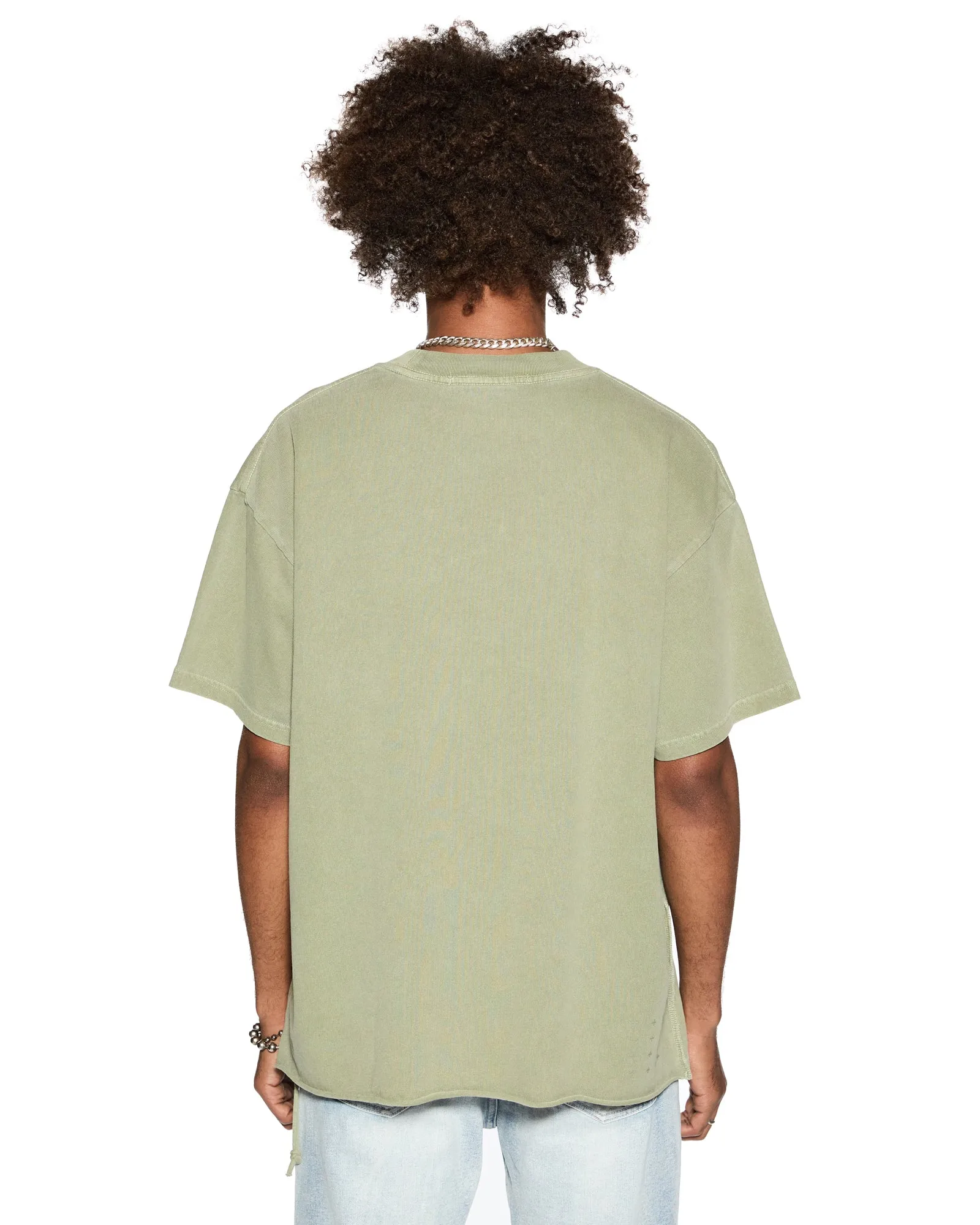 Classic Crewneck Design SOTT EKCESS SS TEE MOSS QuickWashFabric