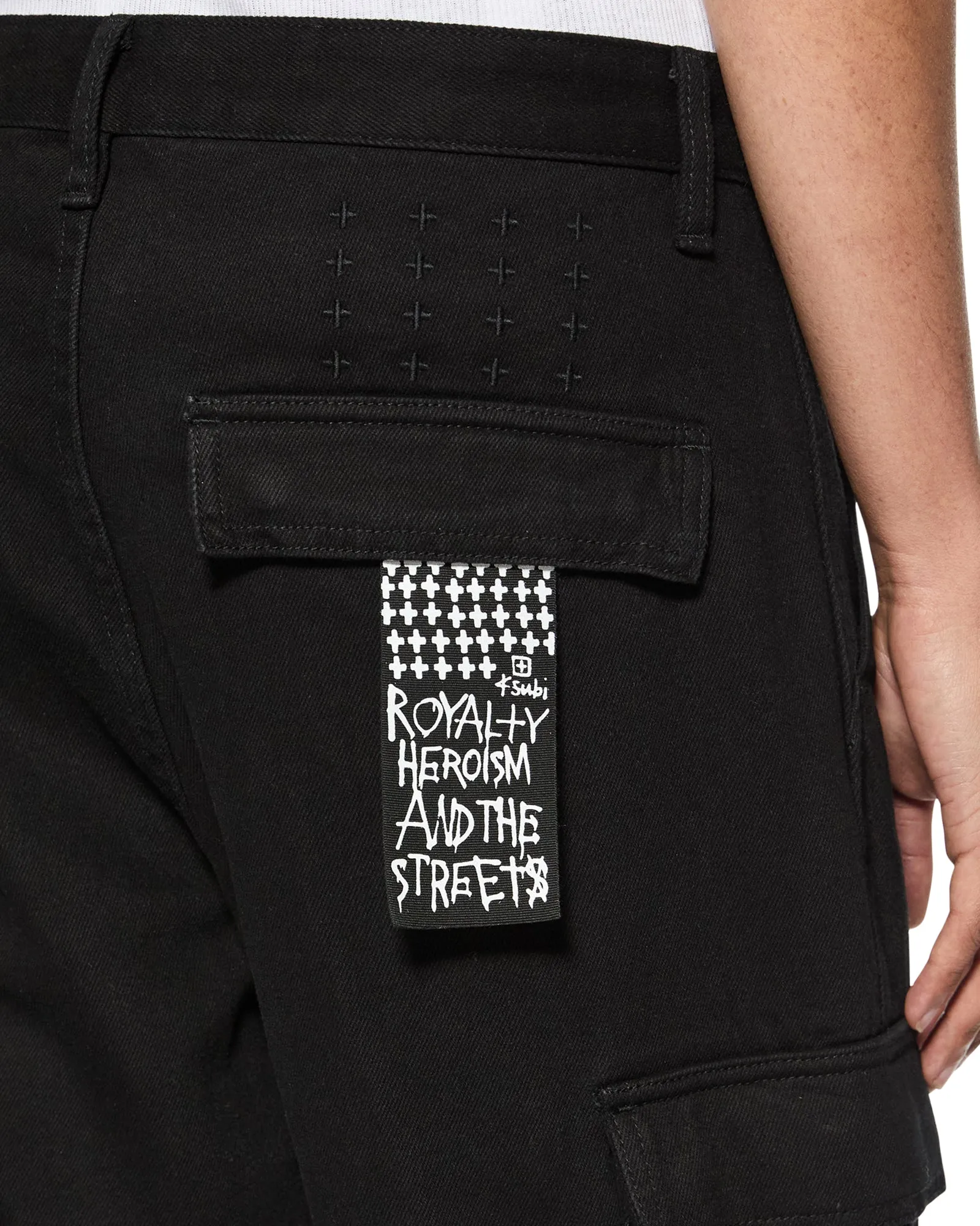 HighDensityWeave AntiPilling SOTT FUGITIVE CARGO PANT JET BLACK Multi Pocket