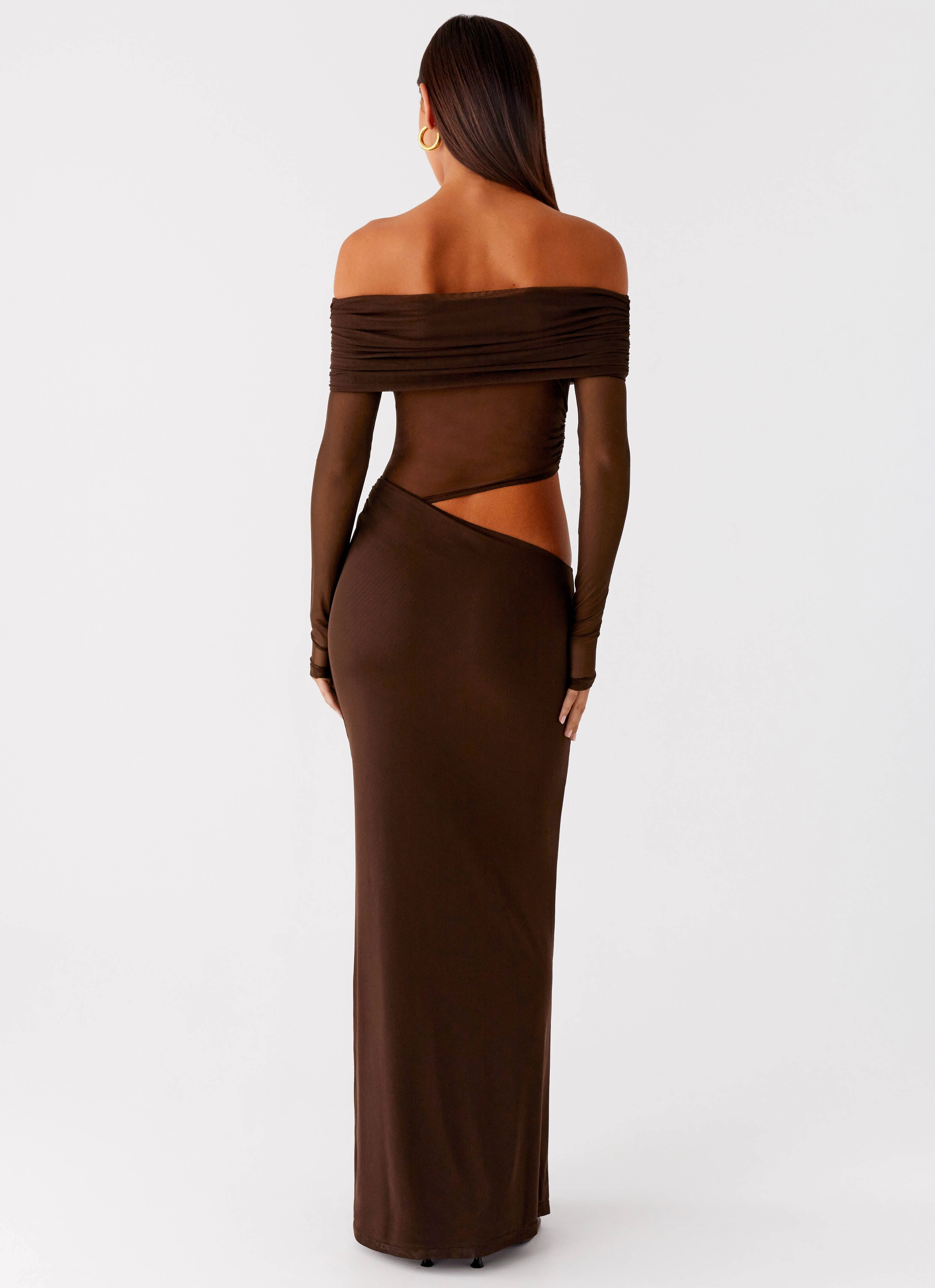 Emery Maxi Dress - Chocolate Plus Fit