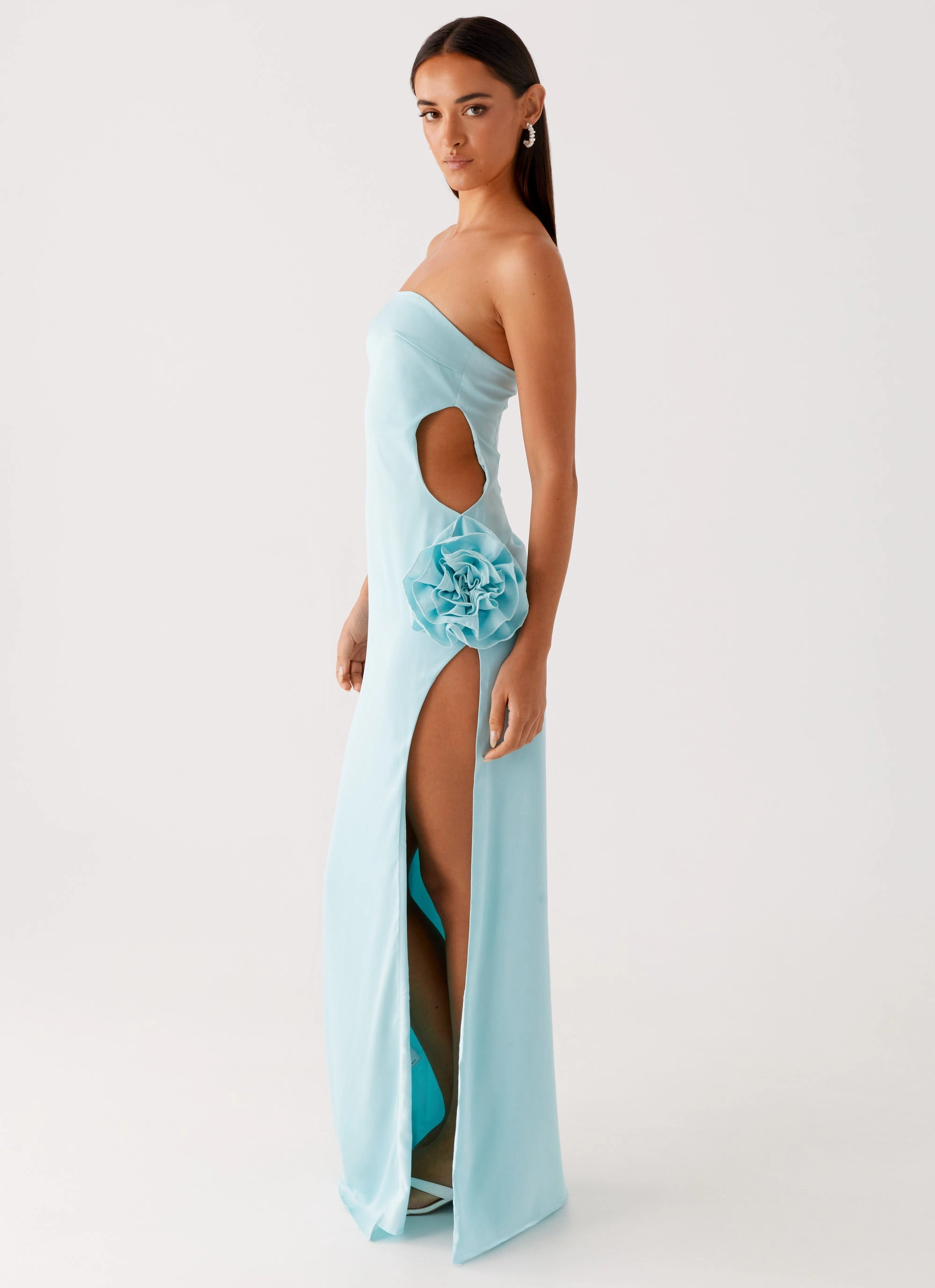 Fenway Strapless Maxi Dress - Mint Classic-style