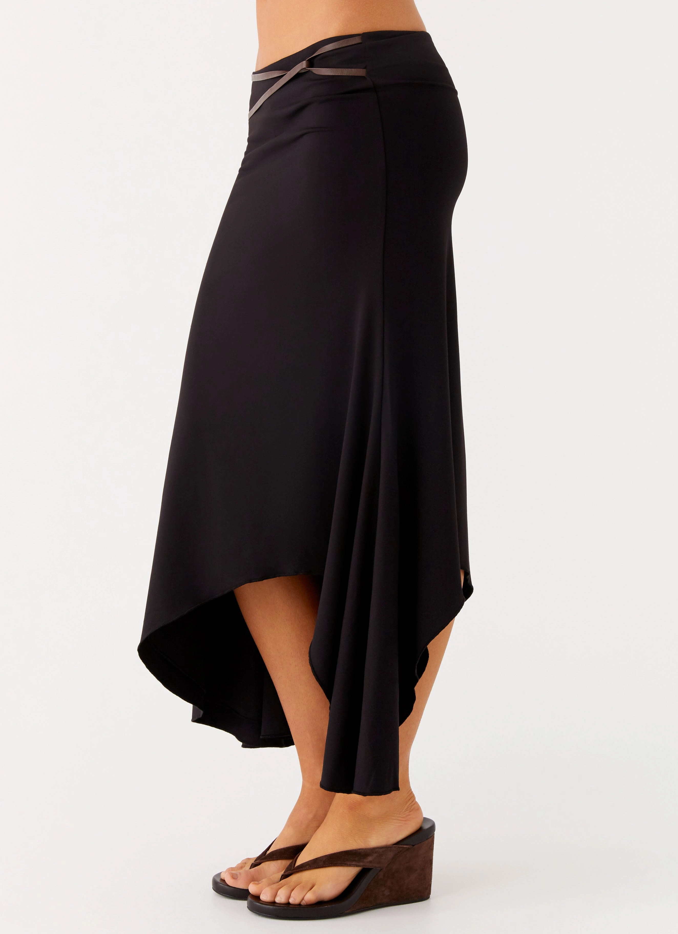 Seattle Midi Skirt - Black Daily Wear