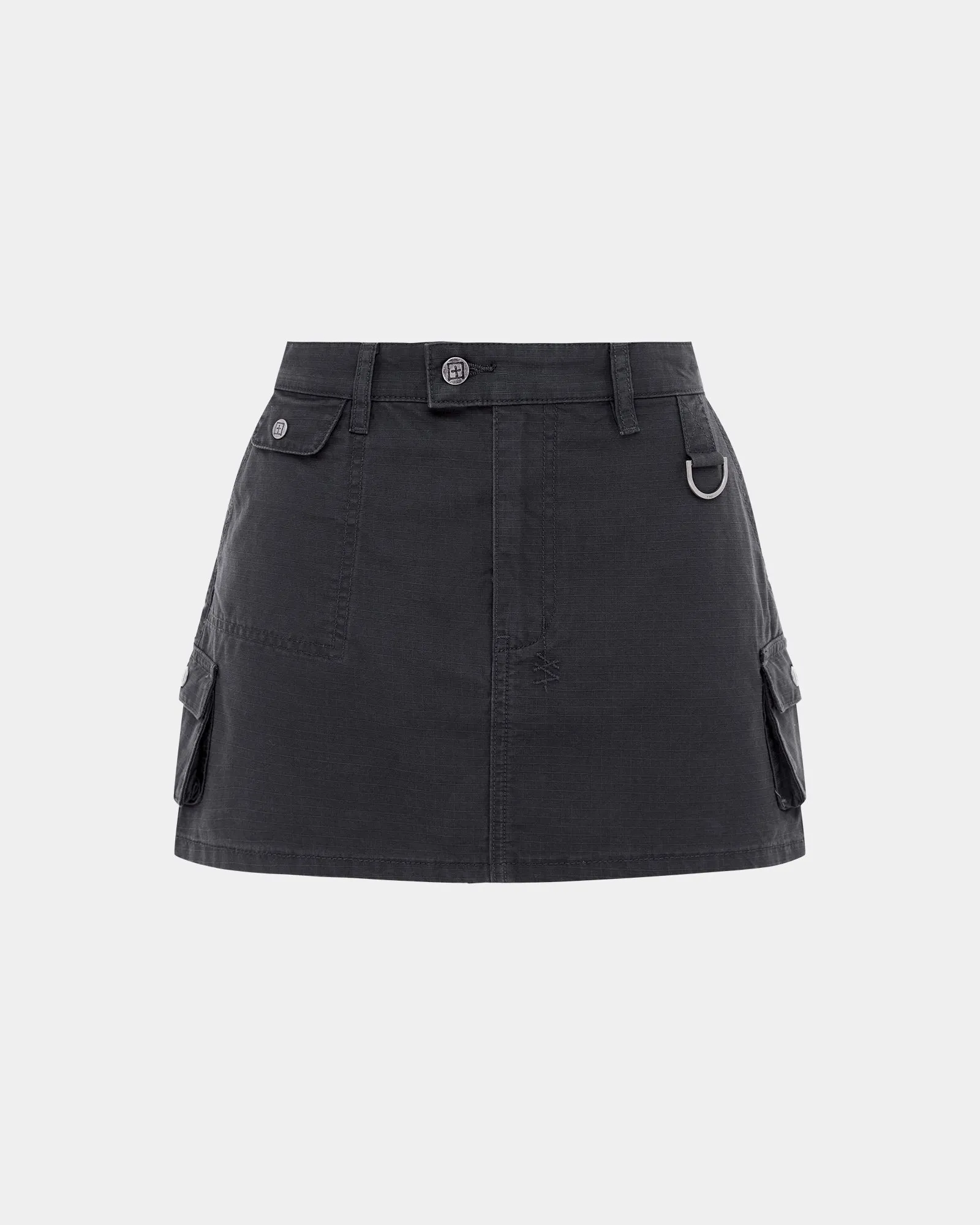 SQUAD MINI SKIRT CHARCOAL quick dry