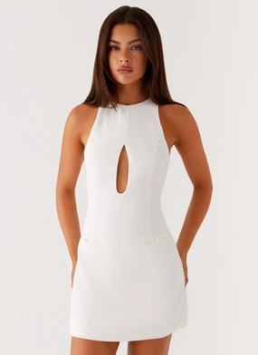 Stacy Mini Dress - White Layering Piece