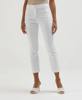 Satin Luxe Straight Leg Crop Pant ReinforcedPockets