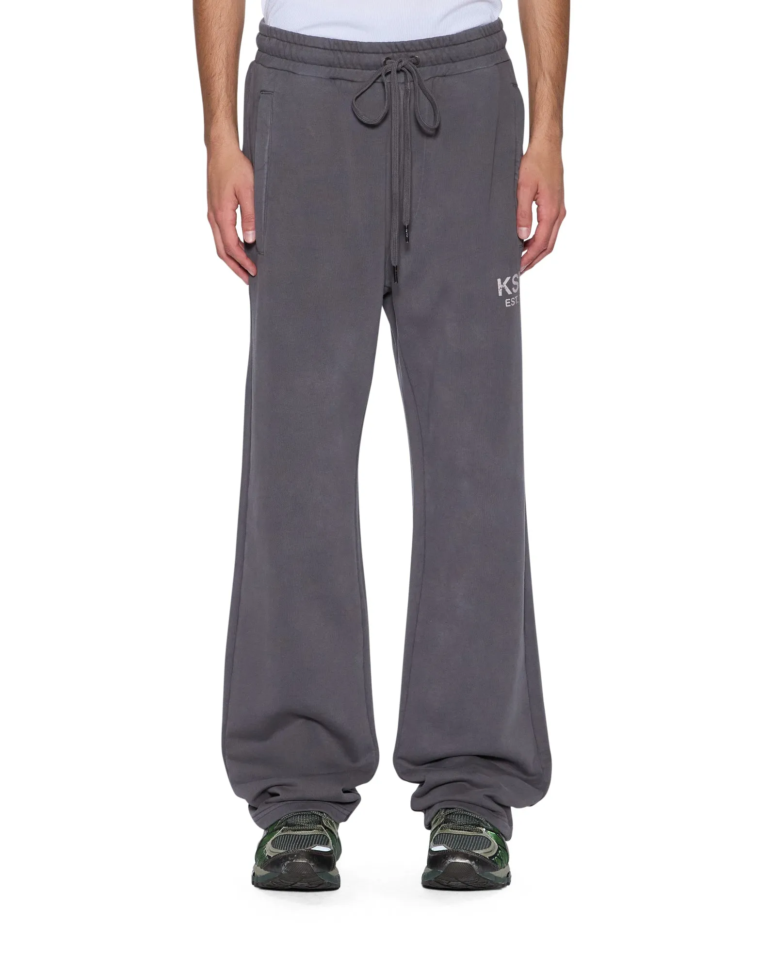 STATE SYNTHESIS TRAK PANT CHARCOAL FADE Lightweight Ripstop Fabric Sporty Look OdorResistant