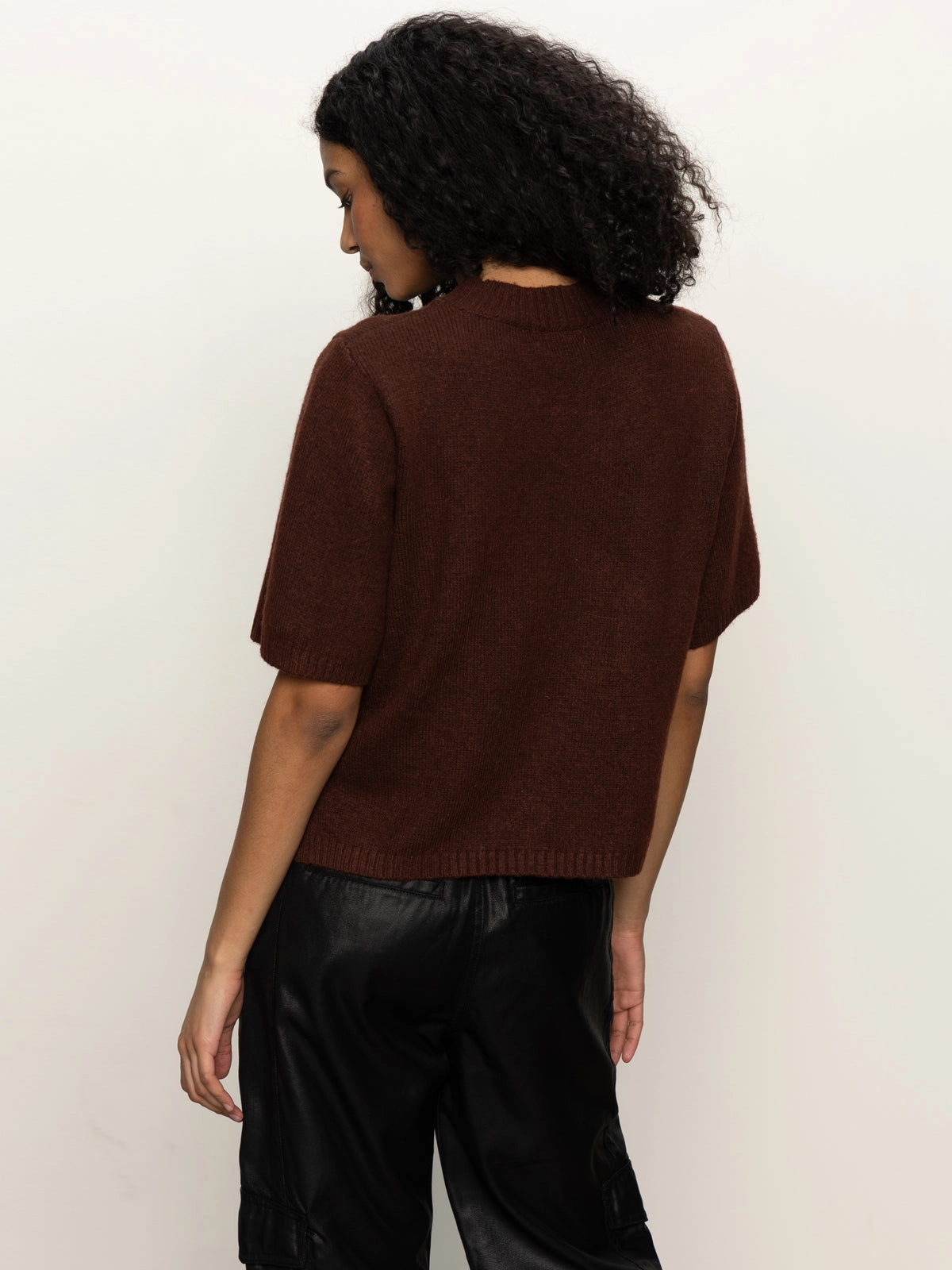 Perfect Sweater Tee Chicory Ultrasoft Inner Lining