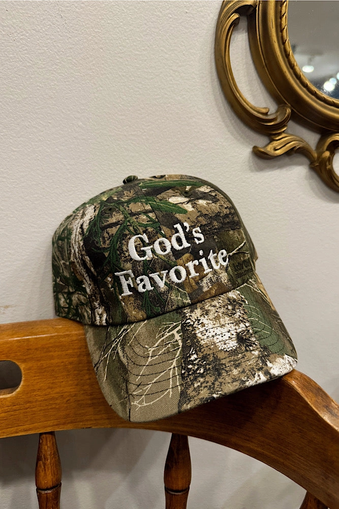 God's Favorite Camo Hat Waterproof Outer Layer