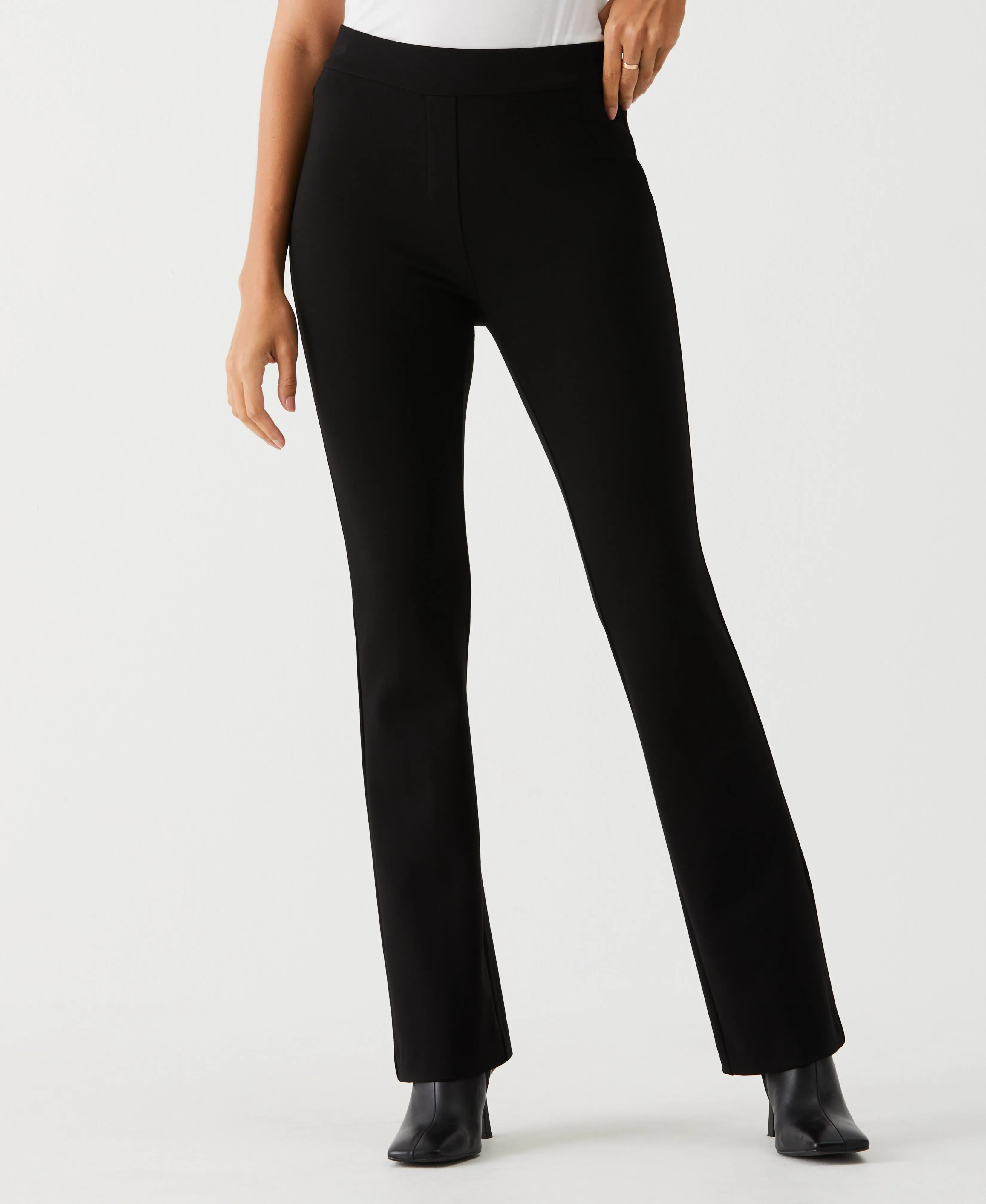 Ponte Knit Bootcut Pull-On Pant All Purpose