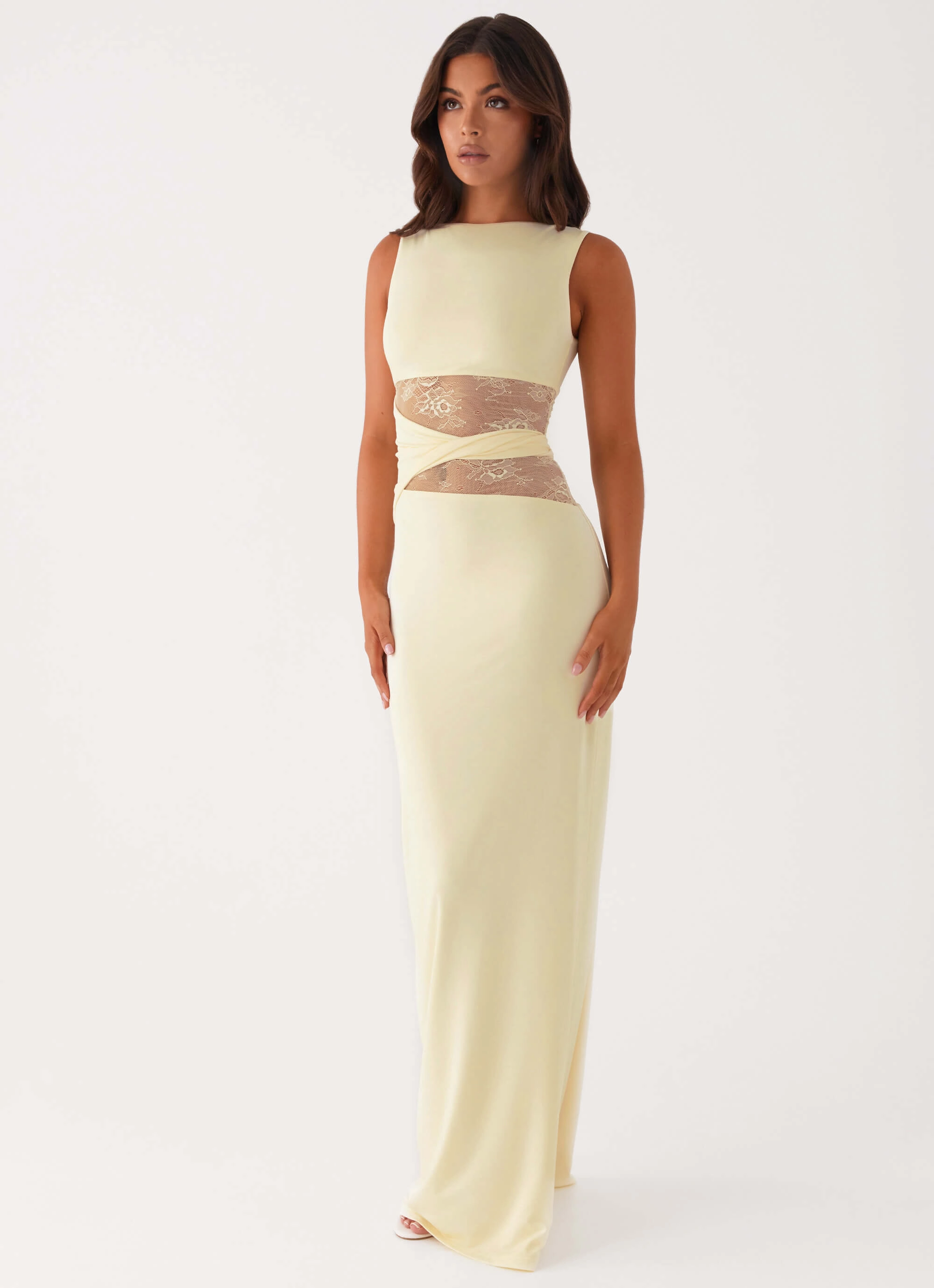 Karma Maxi Dress - Yellow Romantic Style packable