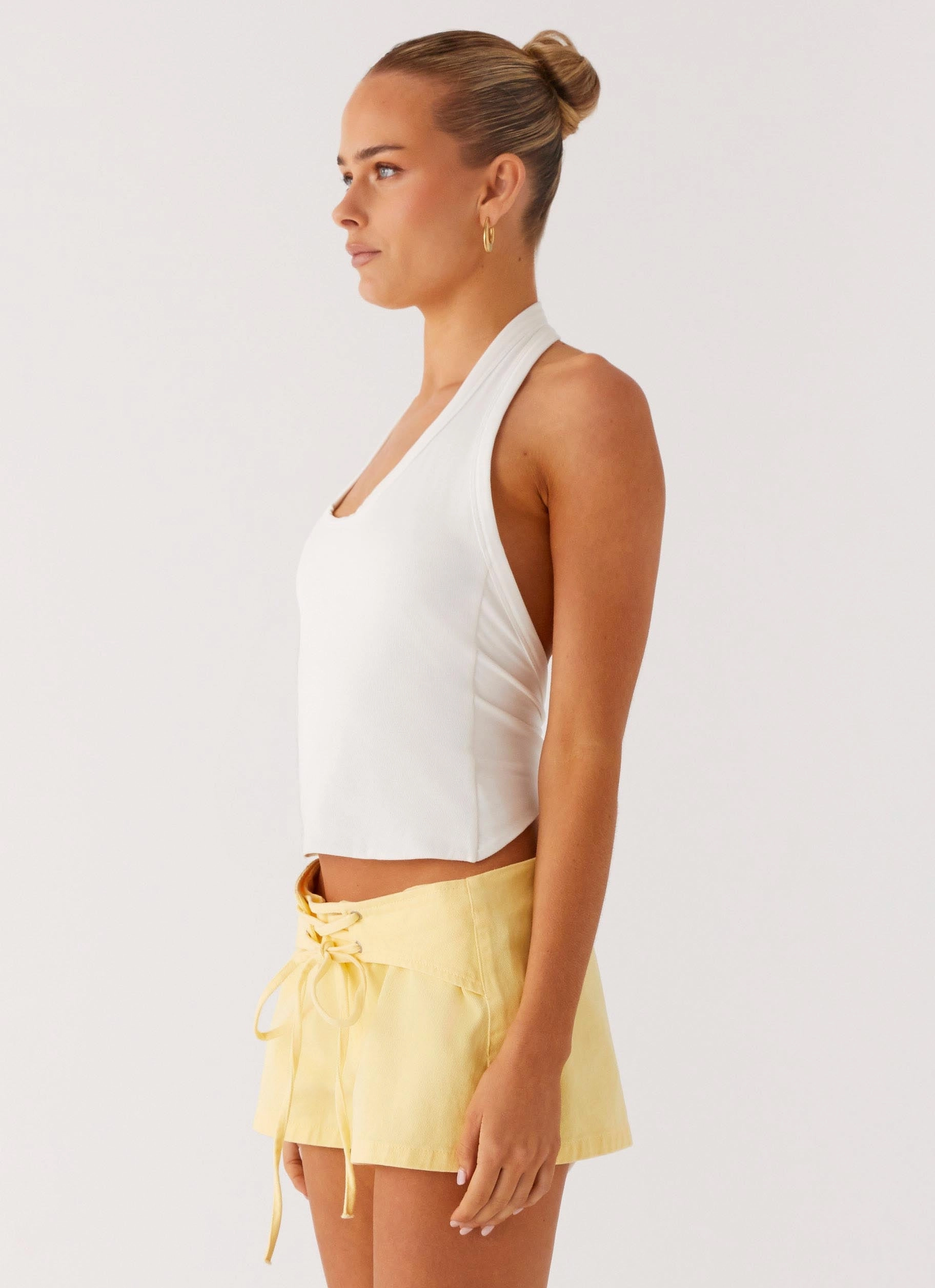 SlimFit No Rush Top - White