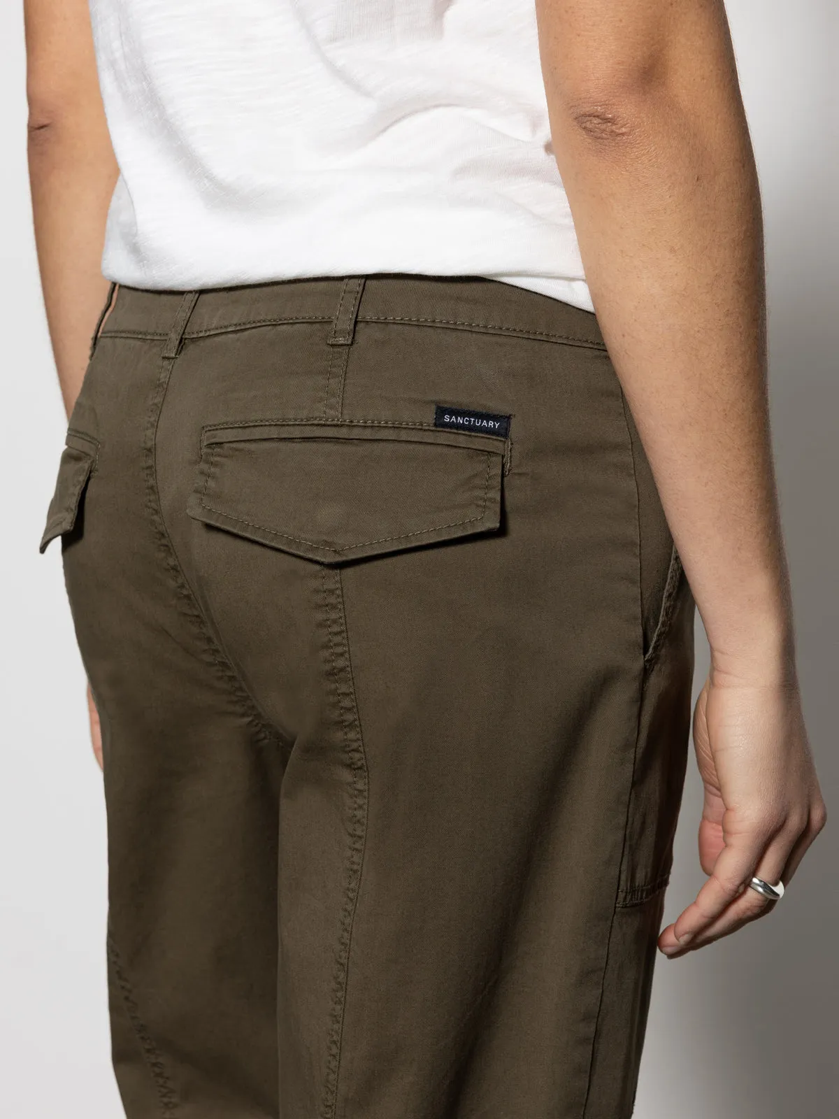 Sahara Tapered Standard Rise Pant Burnt Olive Wide-leg cut