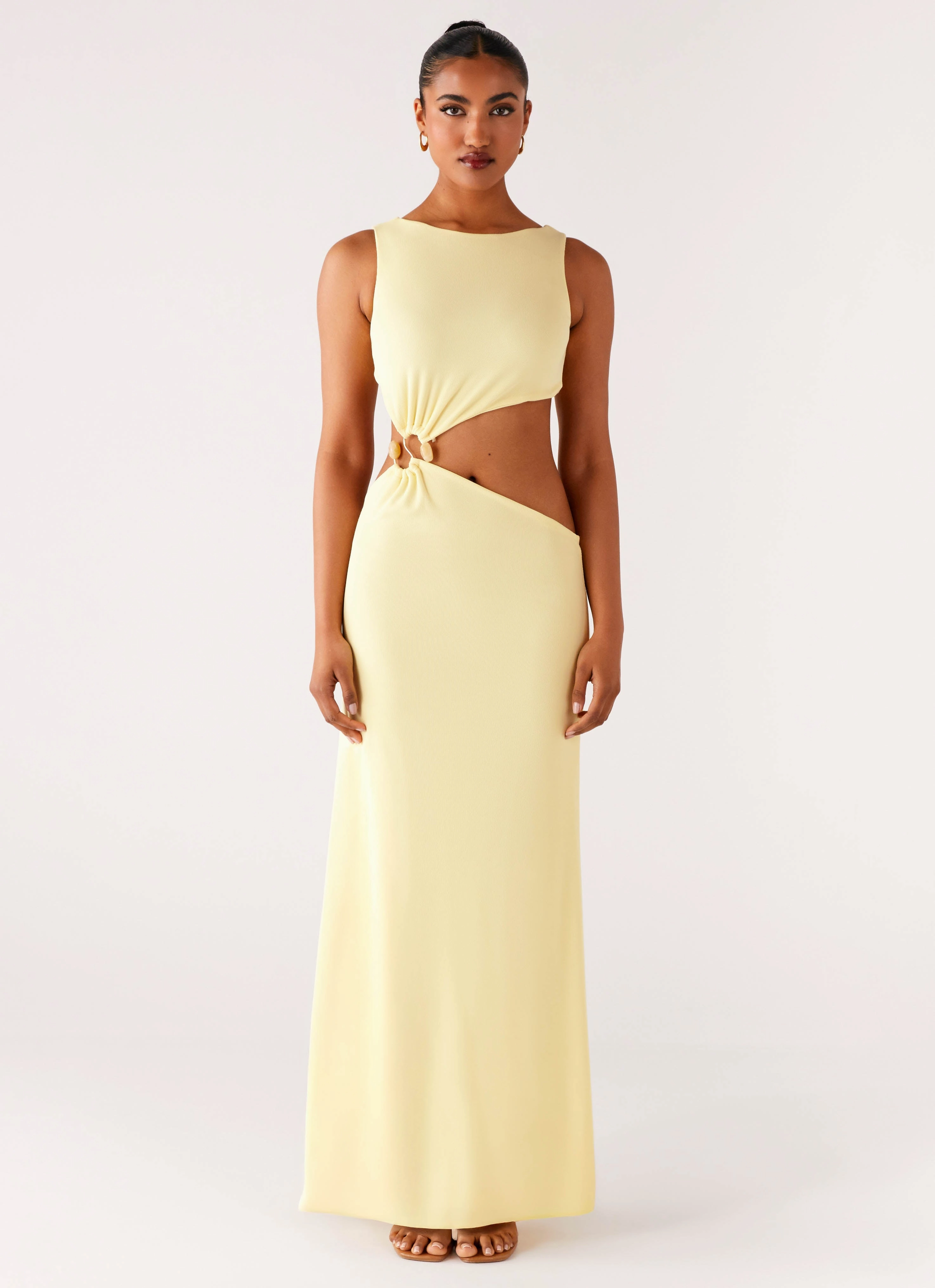 Office Shape Aruba Hardware Maxi Dress - Yellow