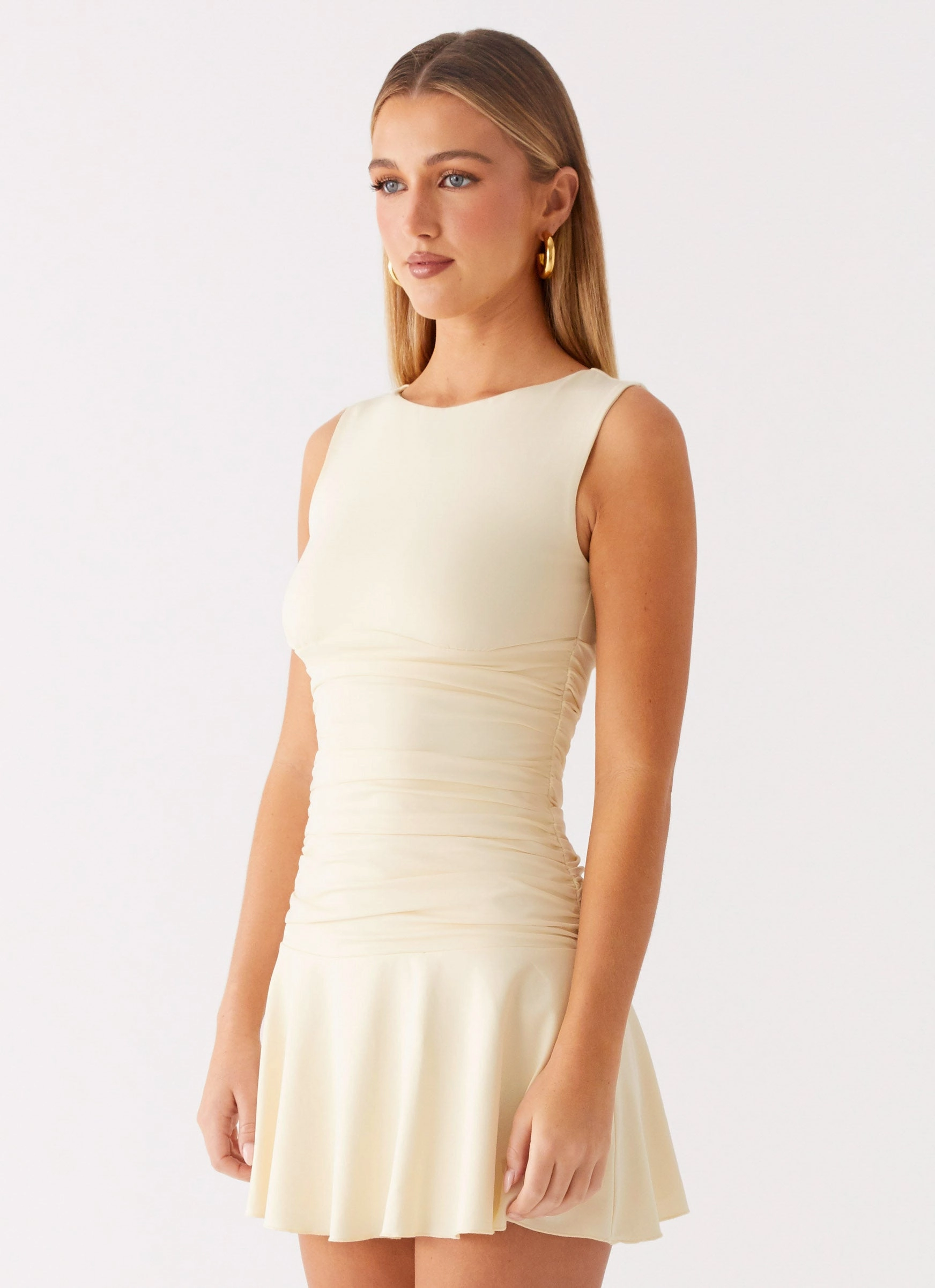 Vibe Shot Travel Ready Kelda Mini Dress - Yellow