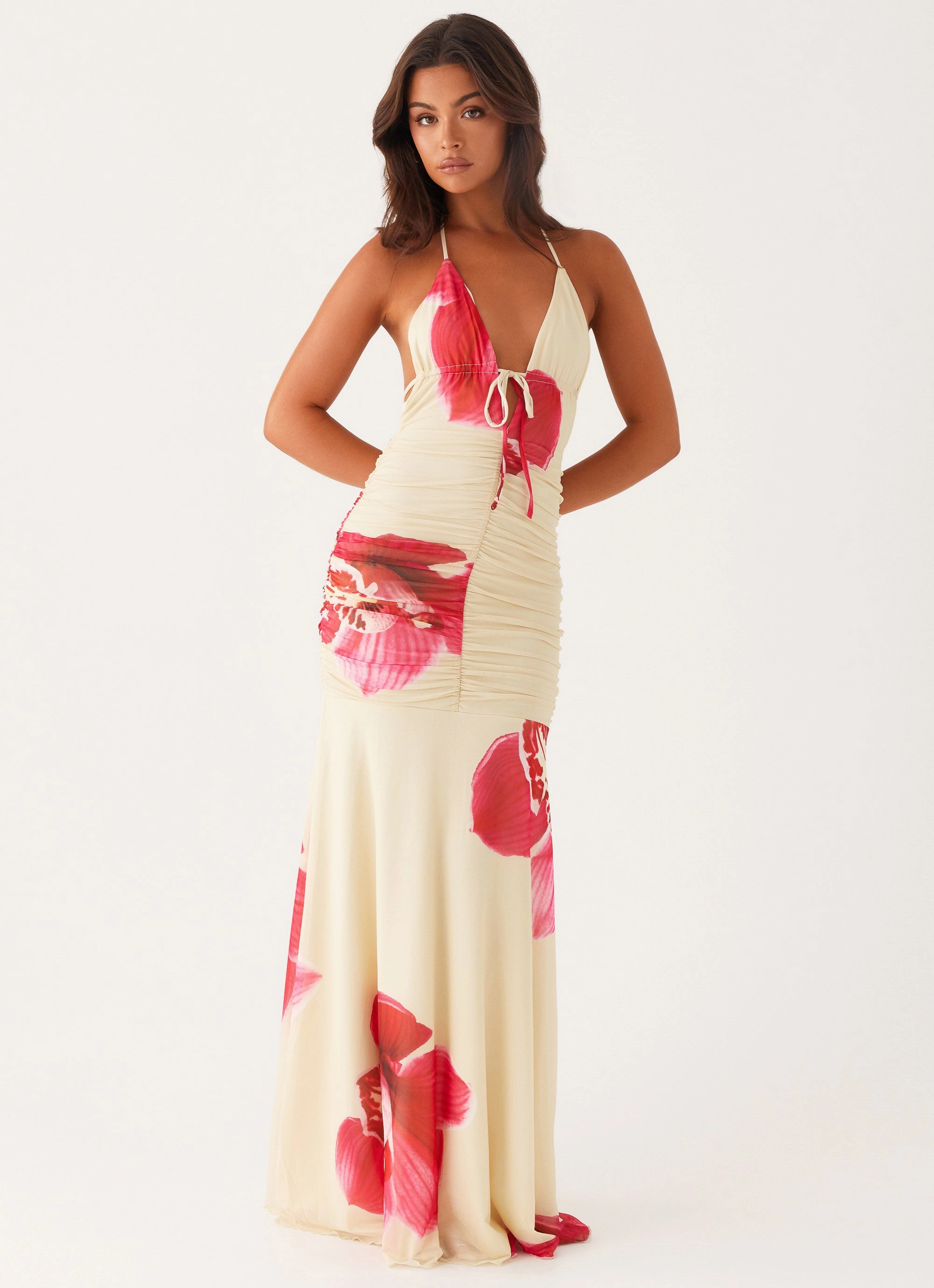 Hollywood Maxi Dress - Orchid Yellow Classic Grace Relax Flex