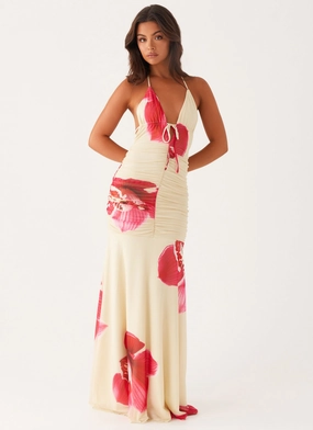 Hollywood Maxi Dress - Orchid Yellow Classic Grace Relax Flex