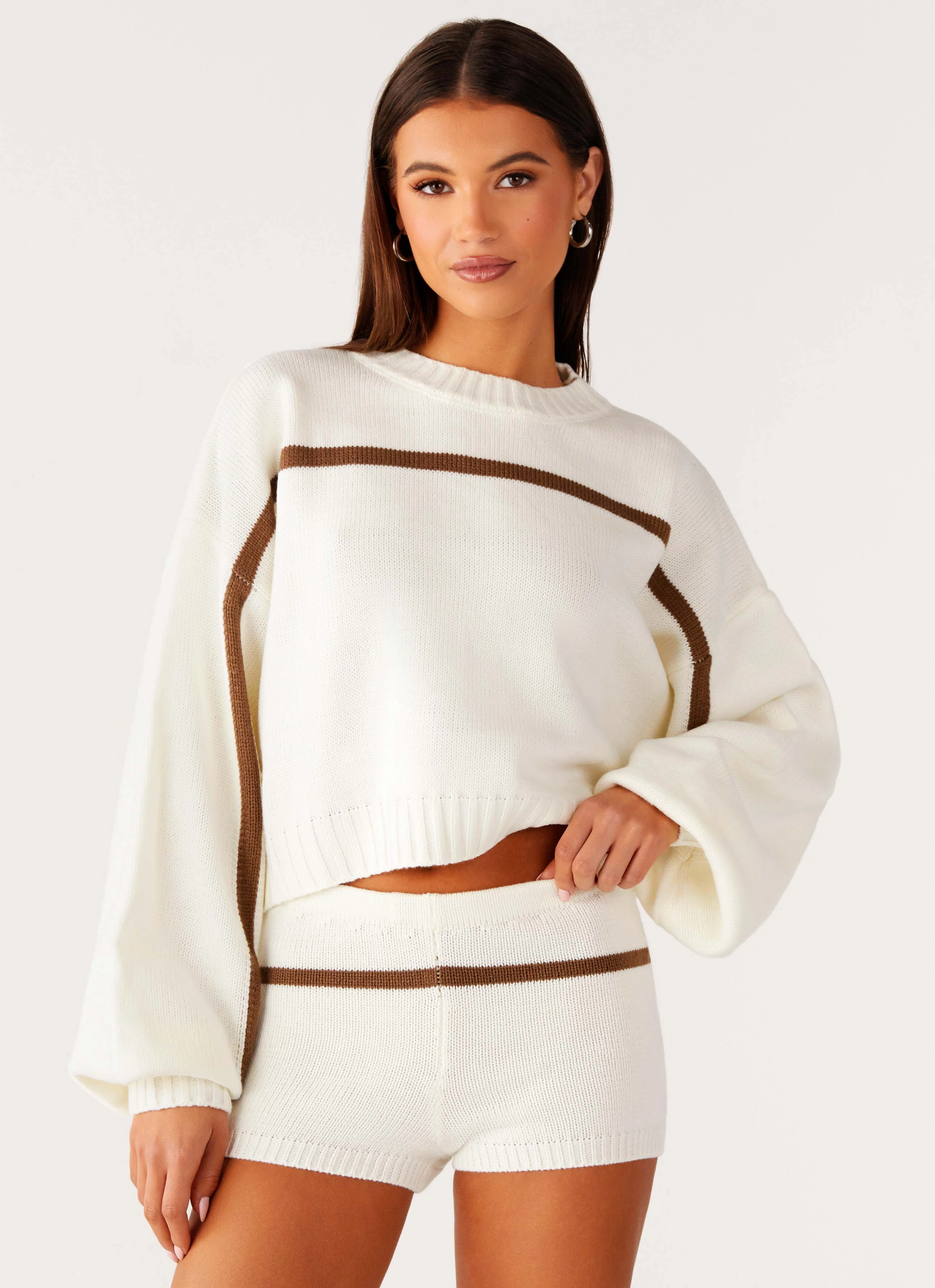 Paolo Knit Sweater - Off White Eco Friendly Material