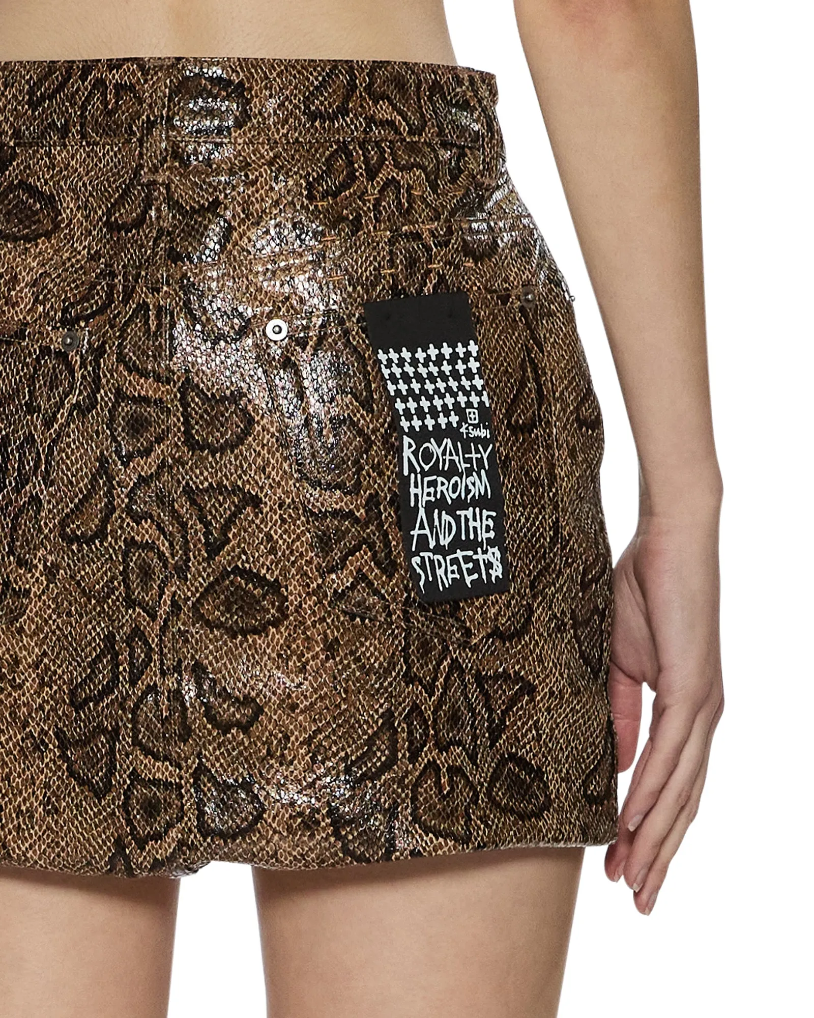 SUPER X MINI SNAKEBITE Crisp Finish Embossed Detail