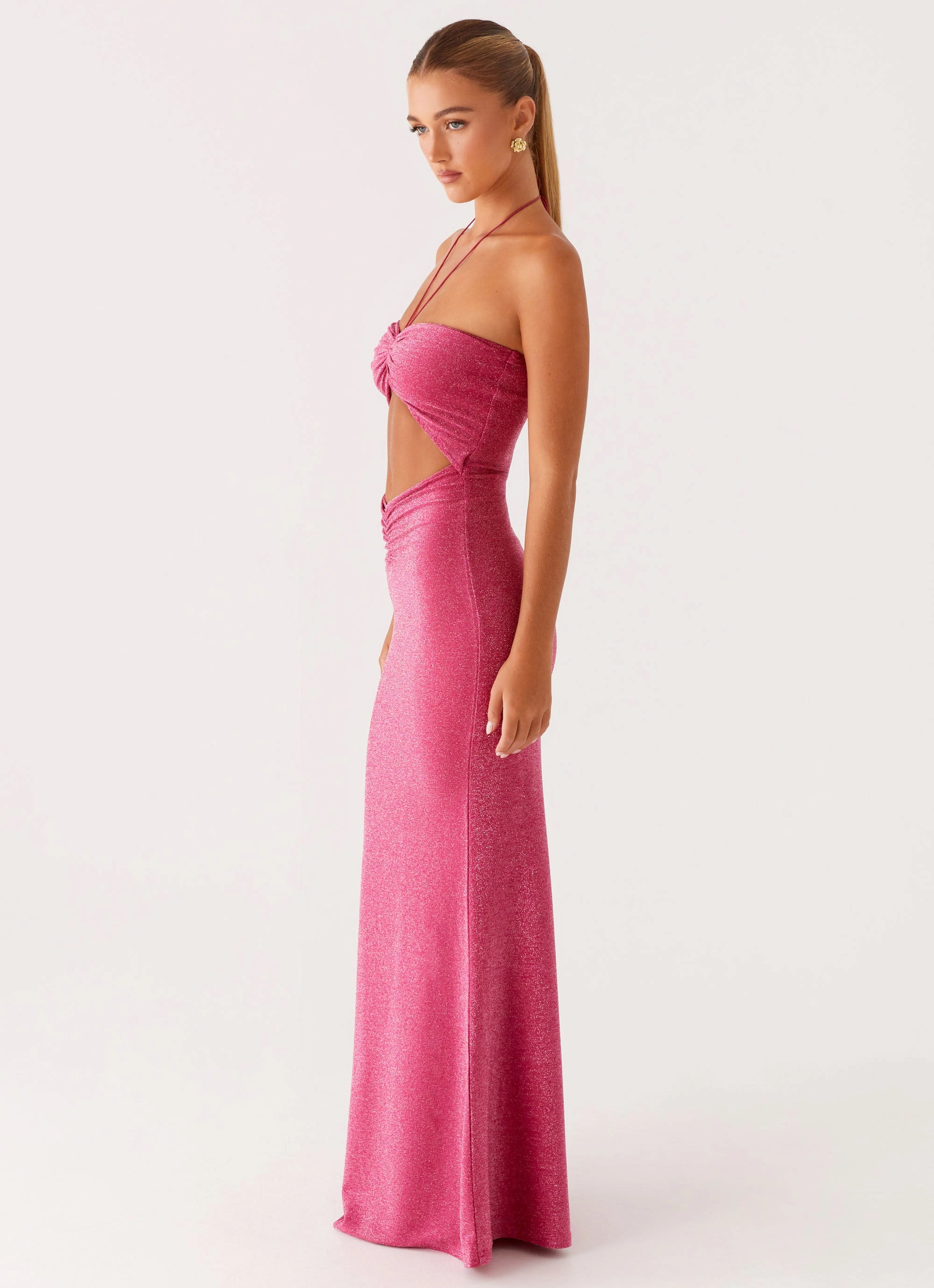 Lorenzo Maxi Dress - Raspberry Work or Casual