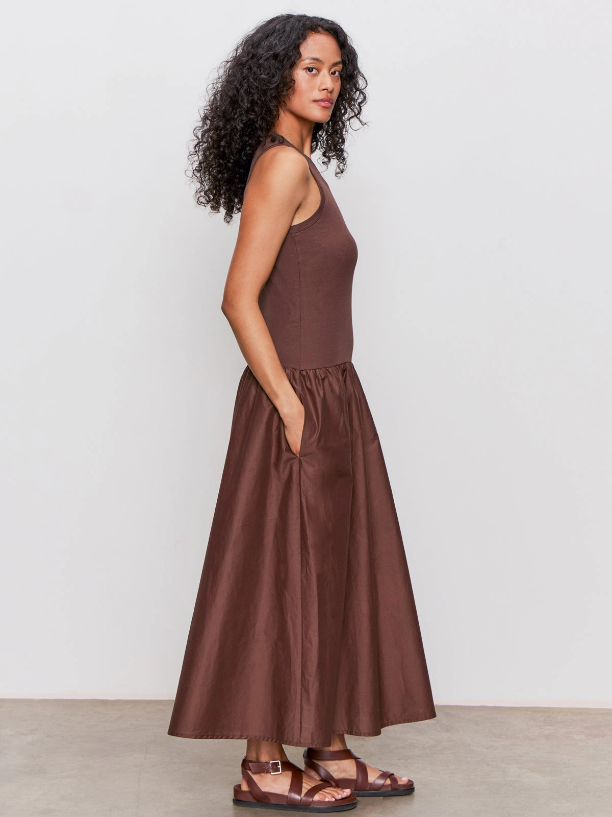 Take Me Away Midi Dress Mesa Odor Resistant Material