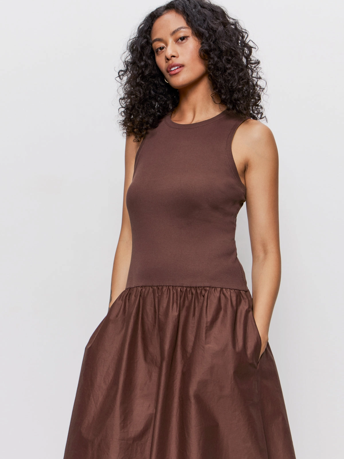 FullCut Shoulder Take Me Away Midi Dress Mesa
