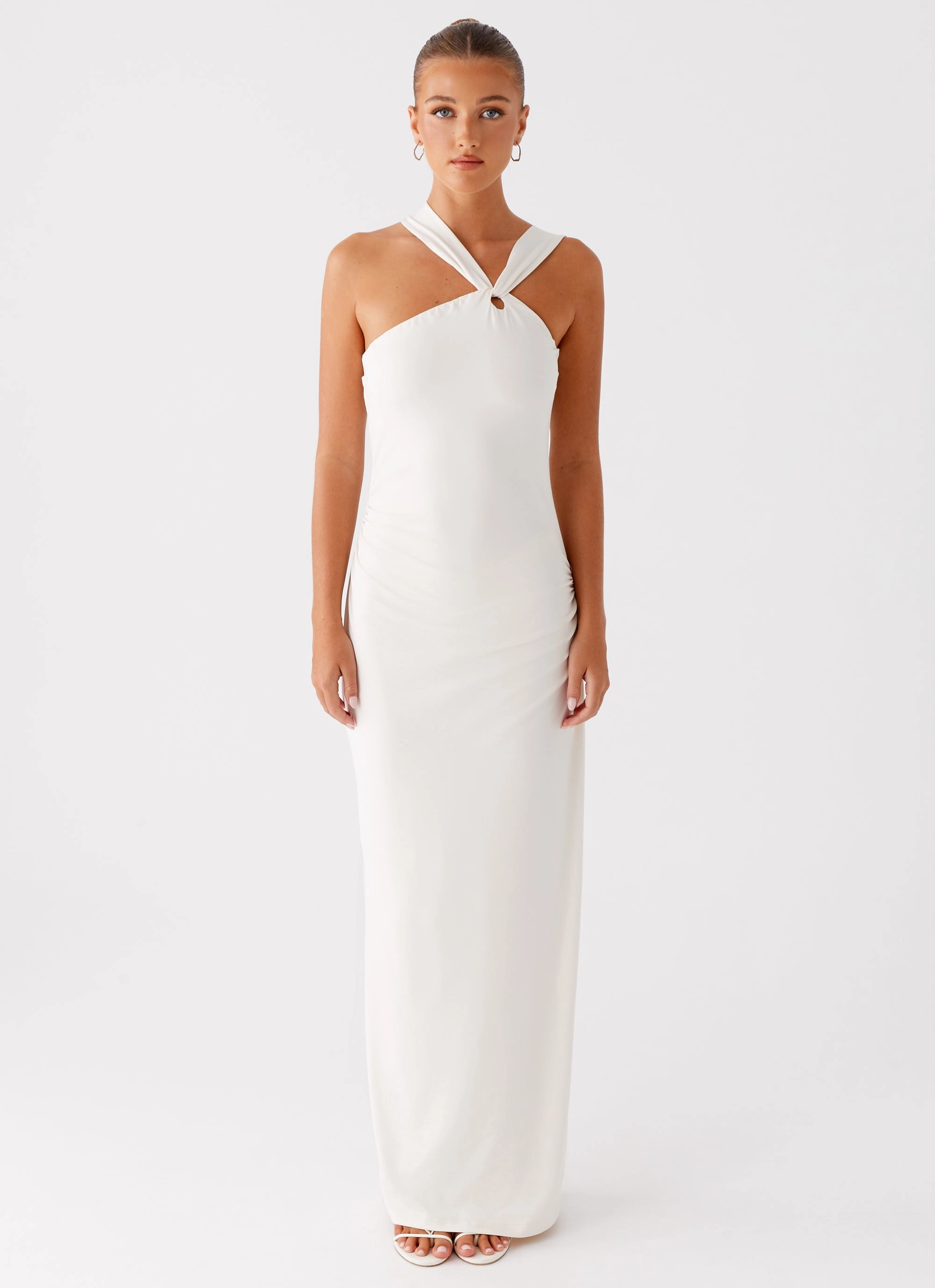 Tamira Maxi Dress - Ivory Trend Movement Textured Layers