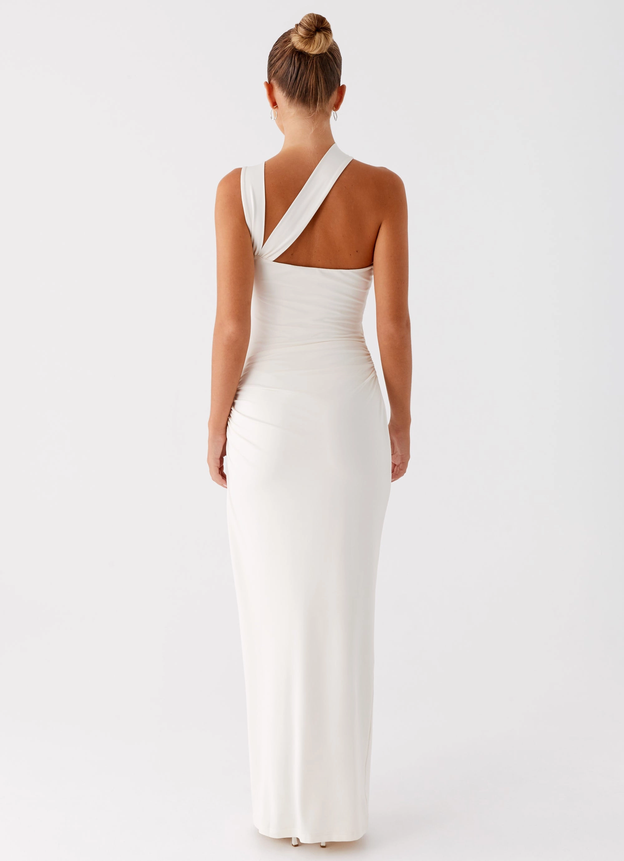 Tamira Maxi Dress - Ivory Classic sheath dress