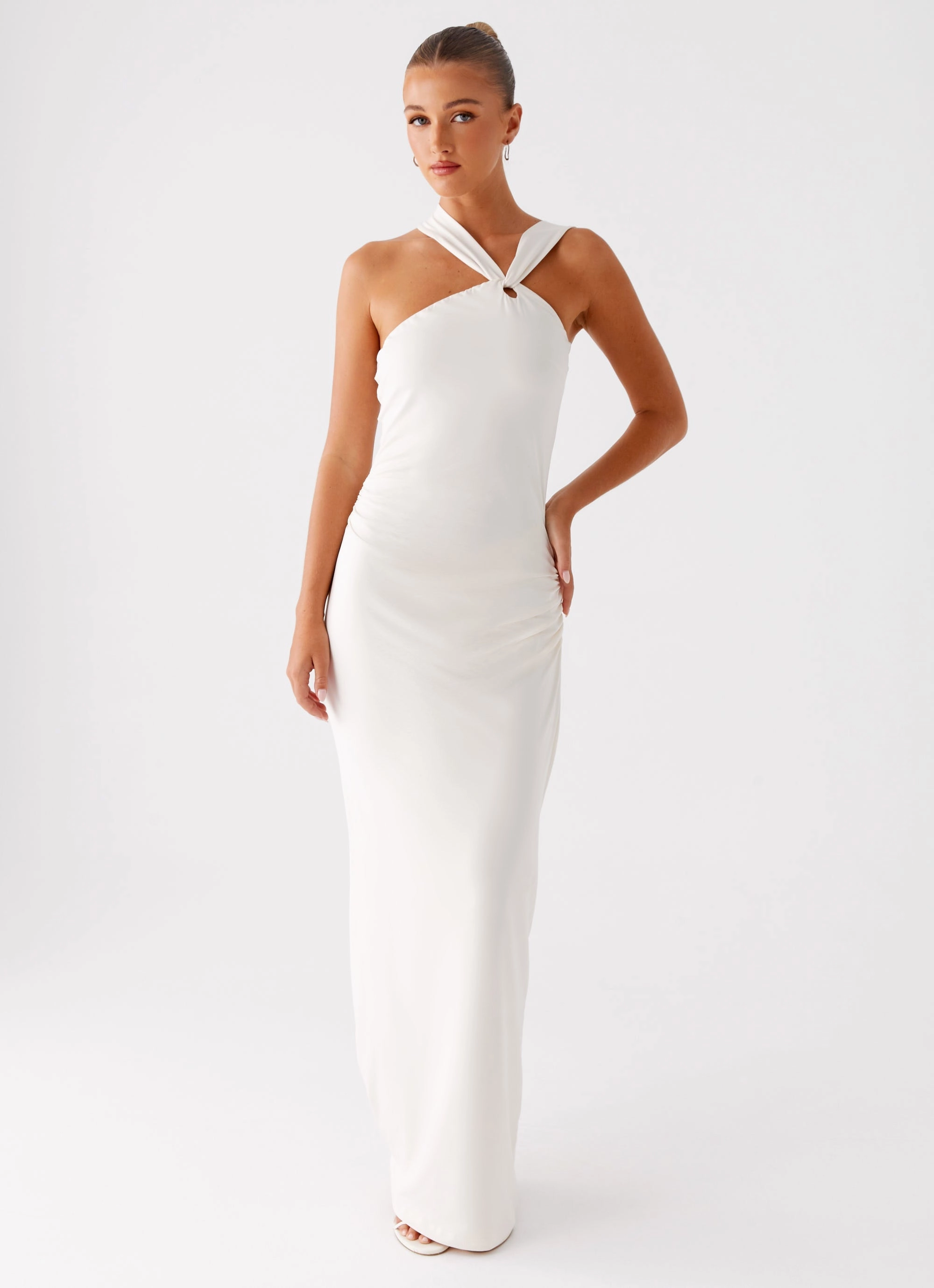 Tamira Maxi Dress - Ivory Chic Motion