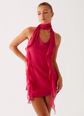 Tanner Mini Dress - Fuchsia Night Style
