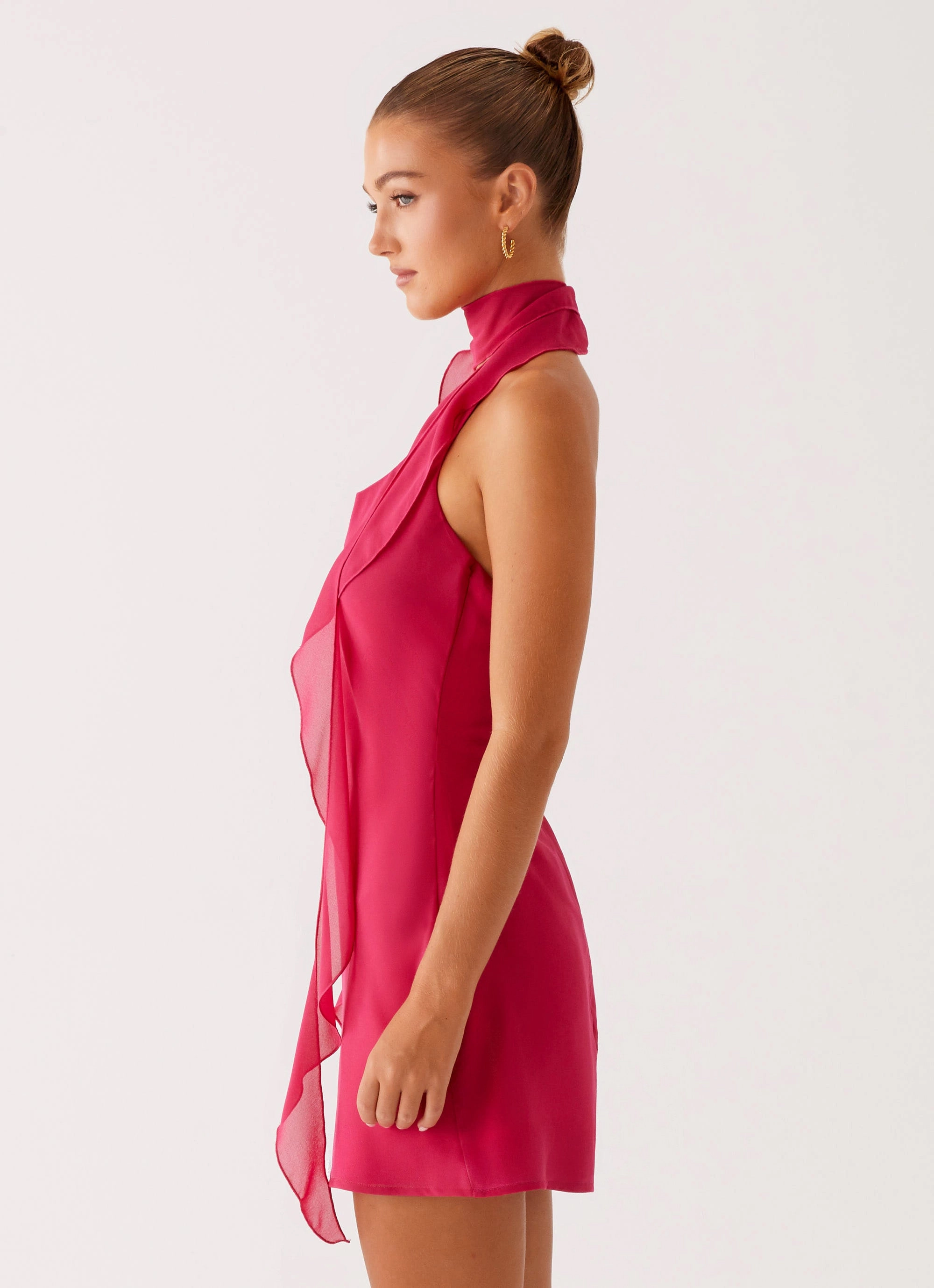 Smart Design Tanner Mini Dress - Fuchsia